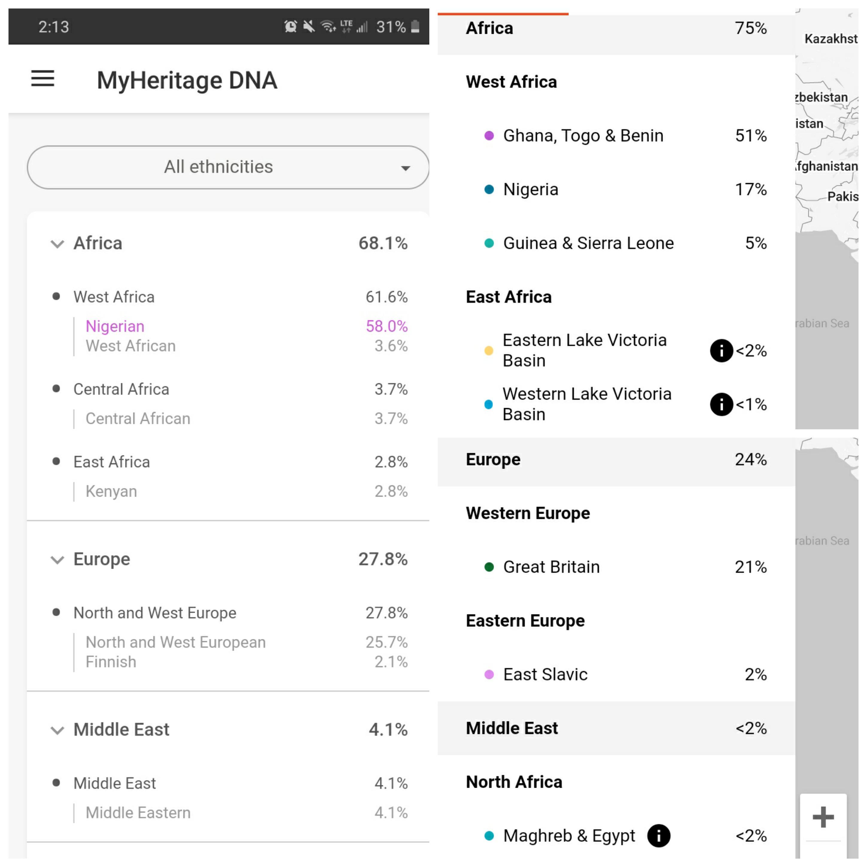 My heritage & Family tree DNA , they both are pretty similar just