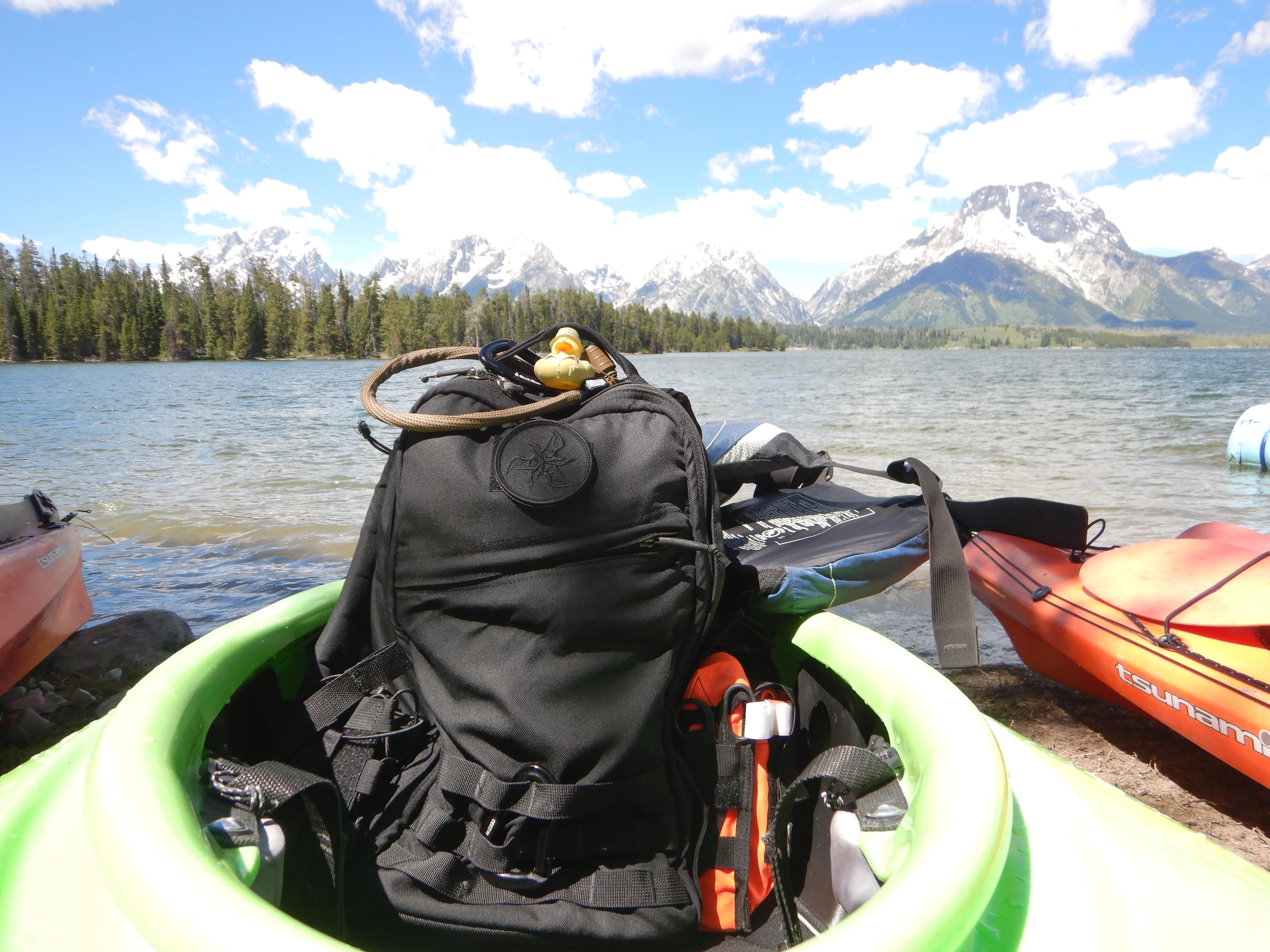GR1 kayaking in Grand Teton National Park. r/Goruck