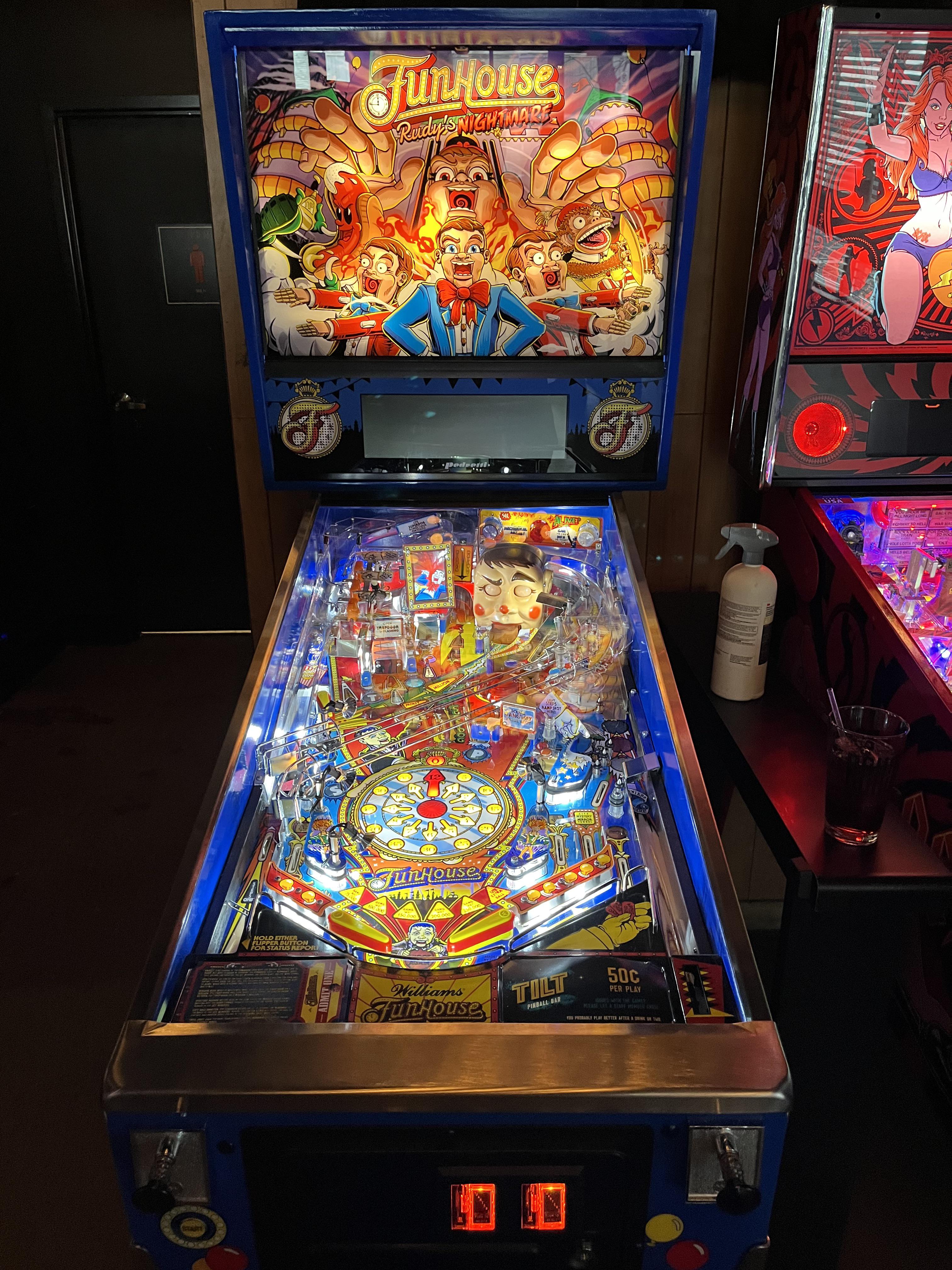 Funhouse remake at Tilt pinball bar, mpls, MN r/pinball
