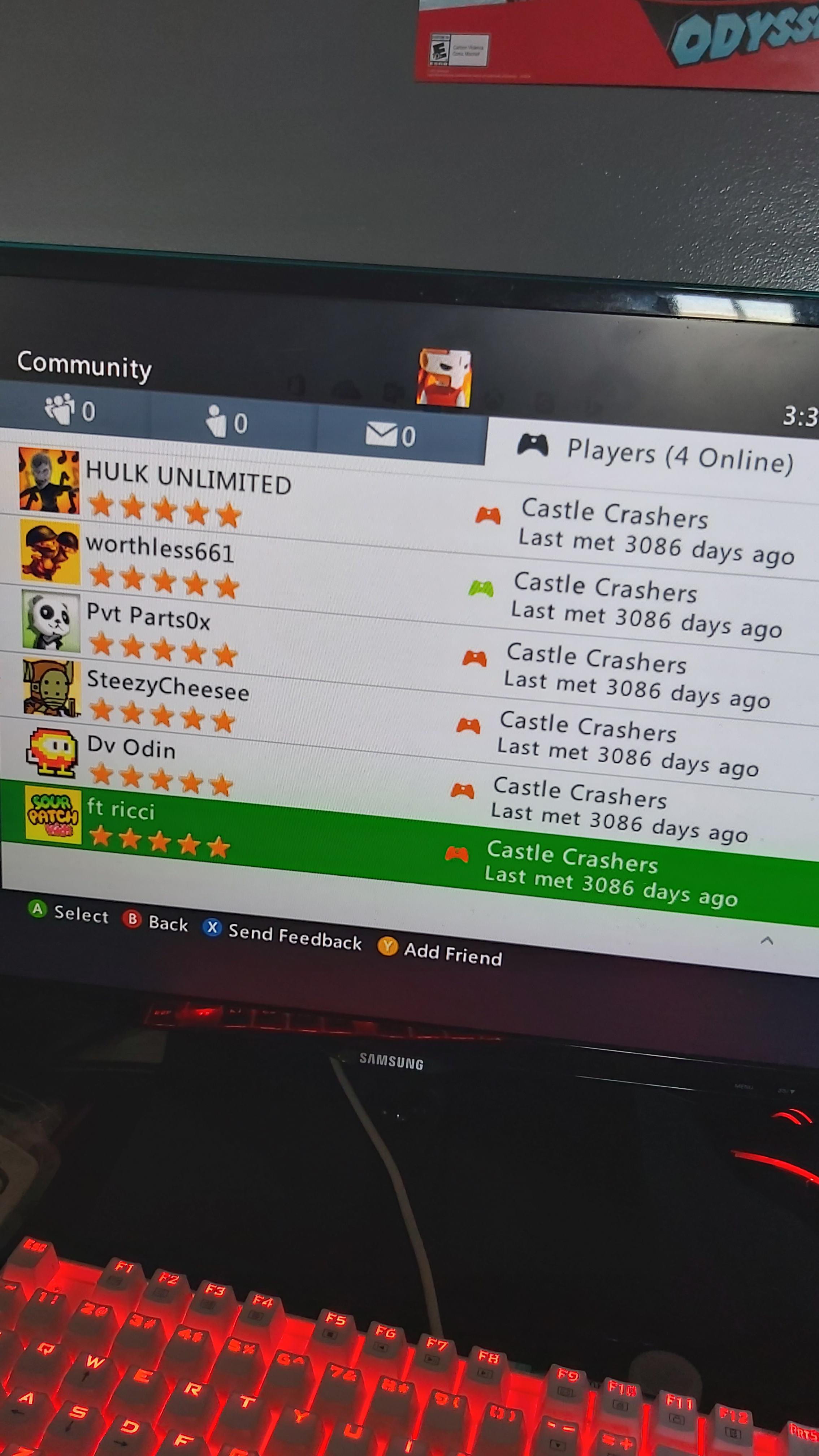 I logged in to my old childhood xbox account, I might cry. r