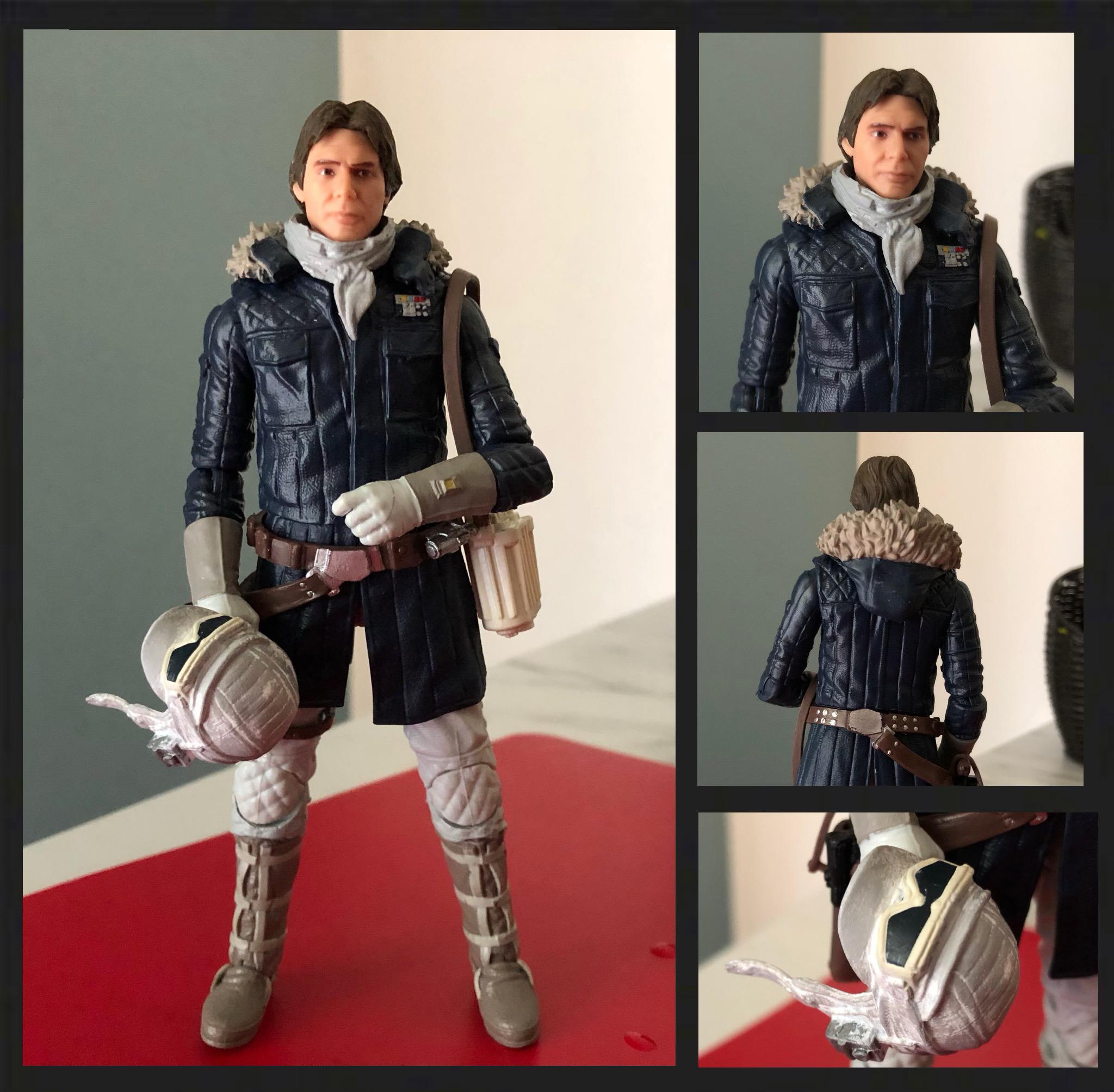 Custom hooddown bluejacket Hoth Han Solo r/starwarscollecting