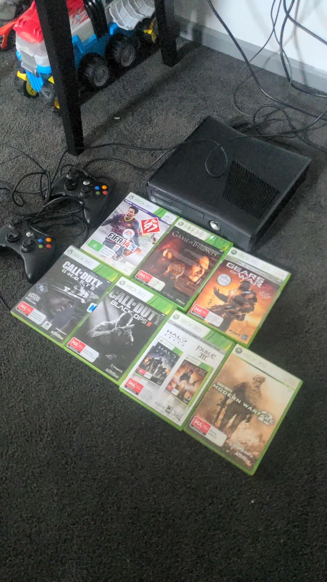 Was just given an Xbox 360 for free! Giving it to my 5 year old once we