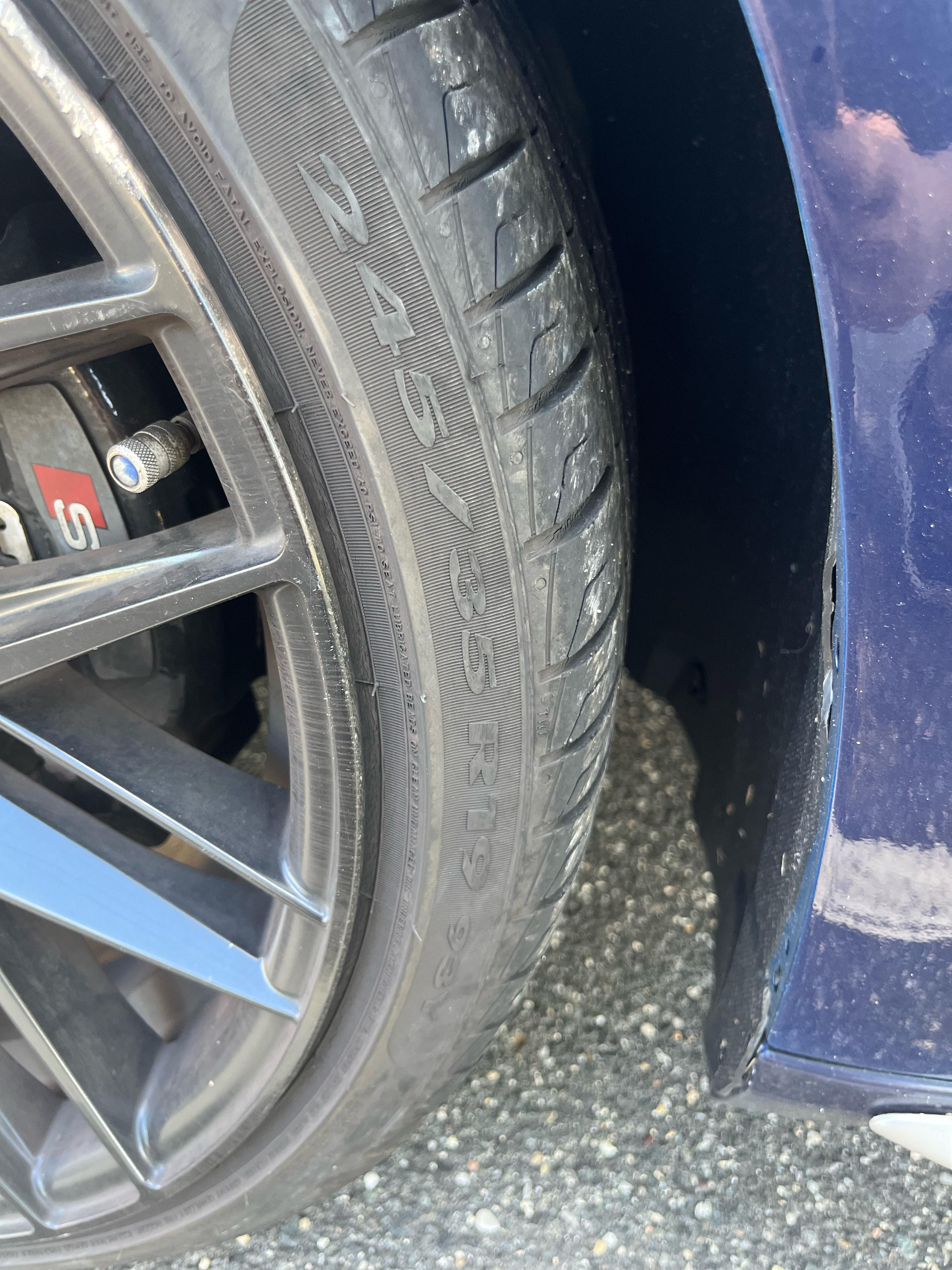 35 aspect ratio on these tires that came with my wheels. Fred