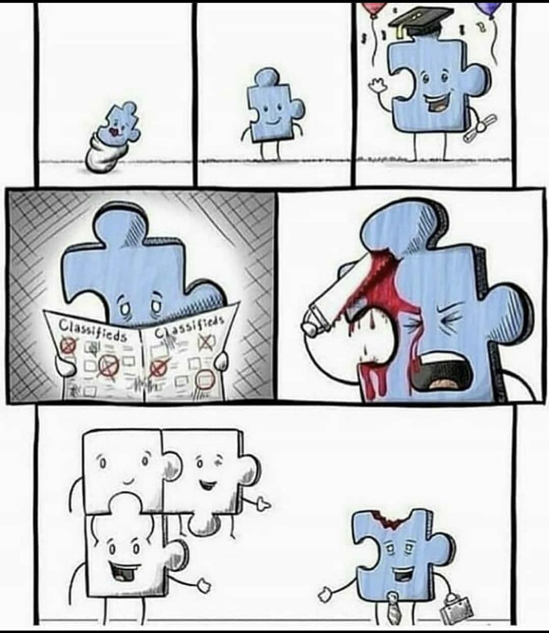 Don’t be a puzzle piece im14andthisisdeep