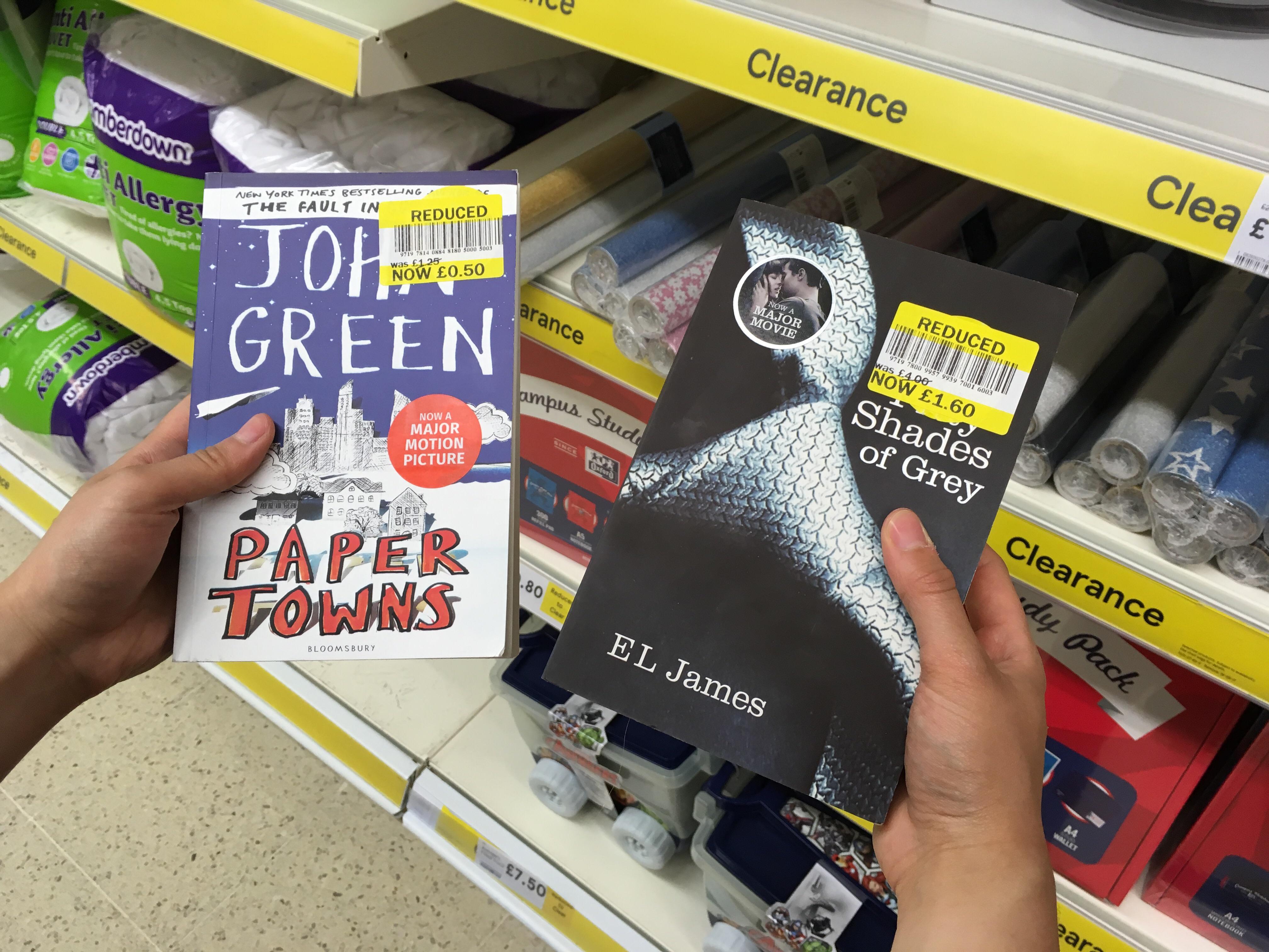 Tesco valued John’s book quite harshly r/nerdfighters
