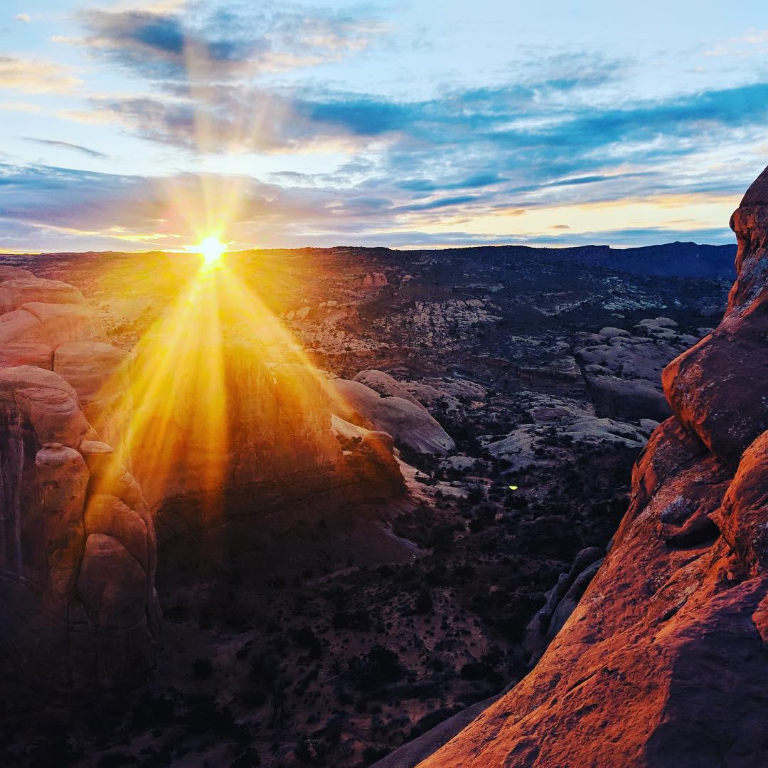 Arches National Park, Utah, USA. Sunrise hike, absolutely breathtaking