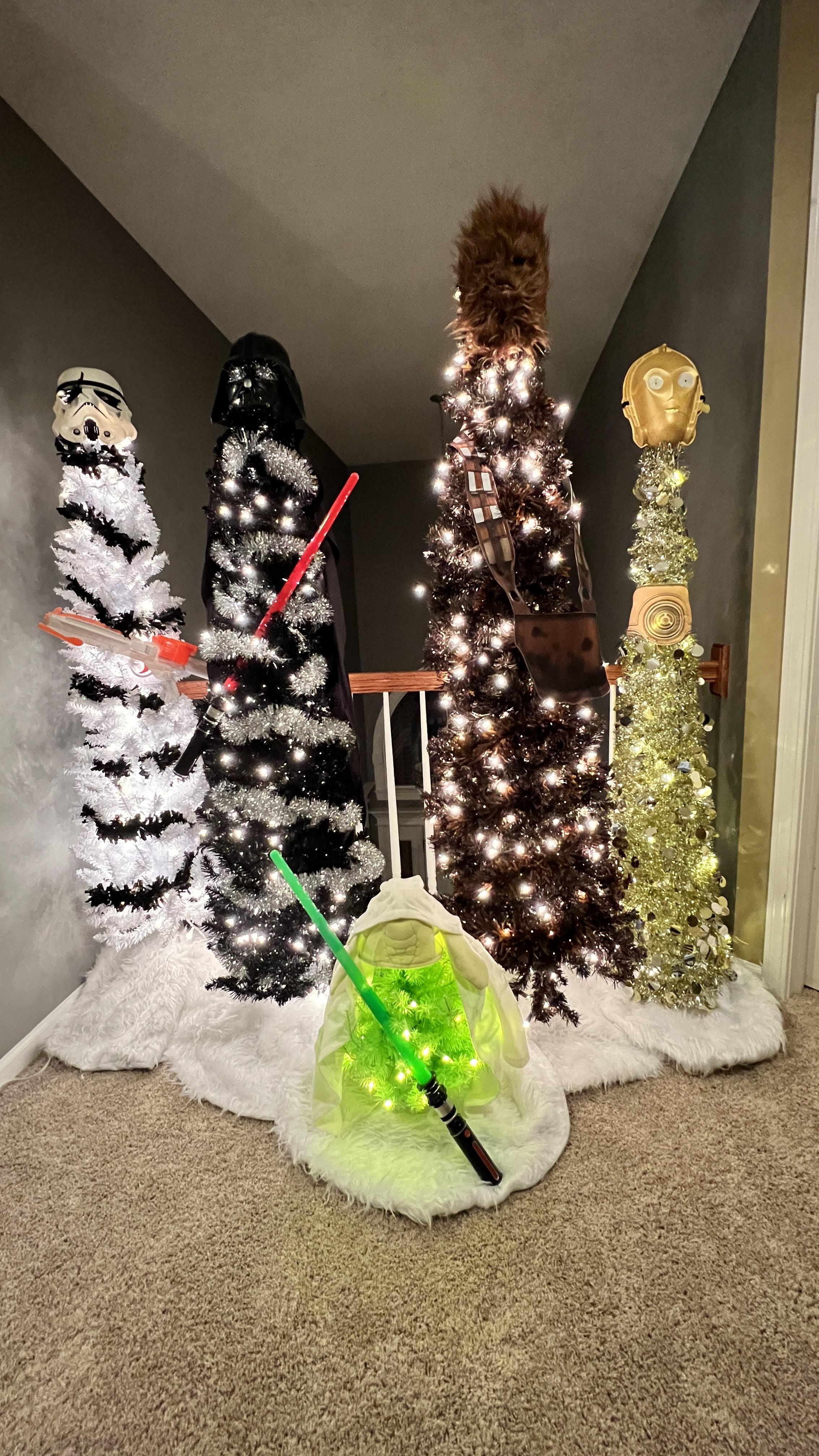 My awesome Star Wars Christmas trees r/StarWars