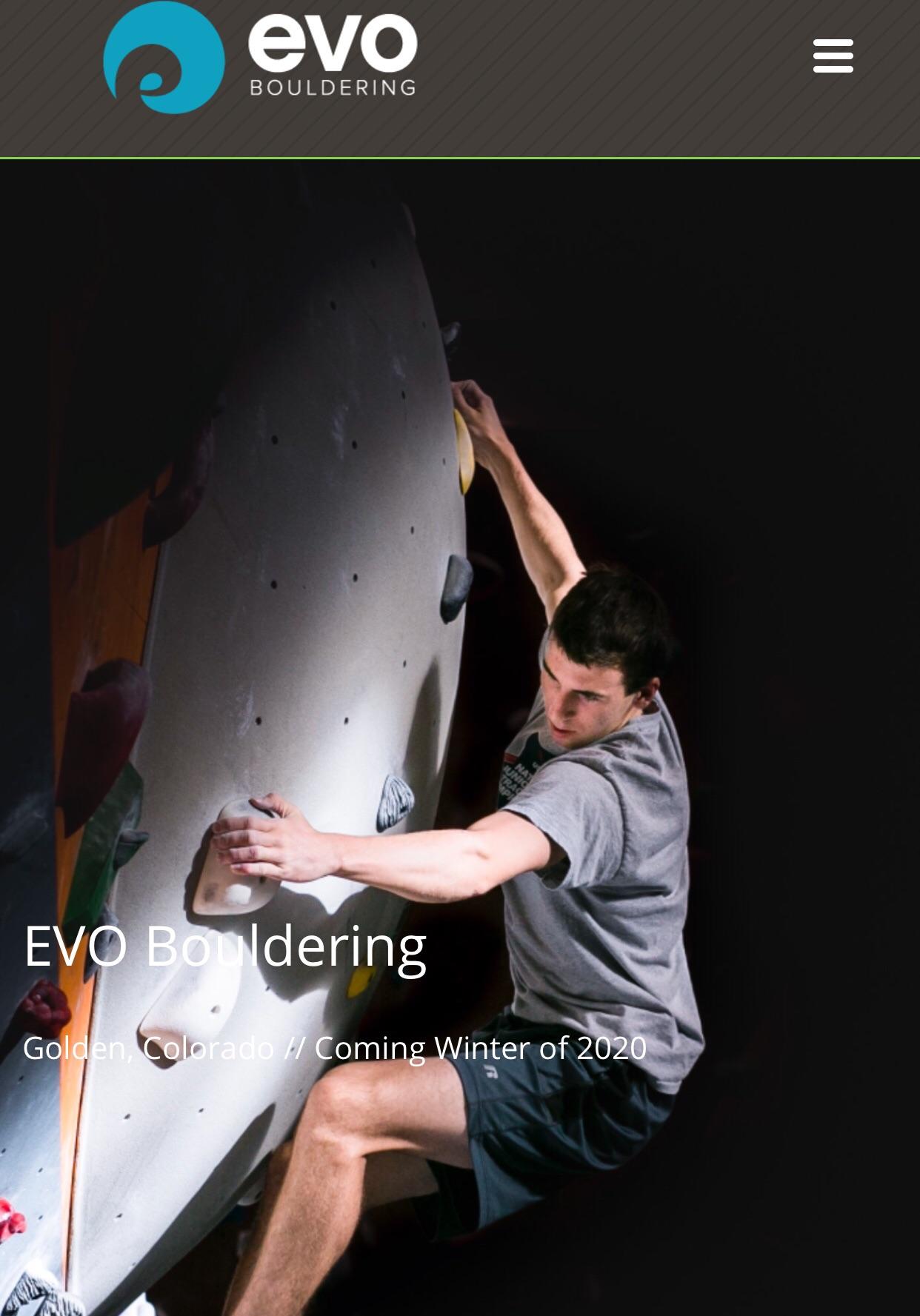 Excited for an Evo Bouldering gym coming to Golden, Colorado in 2020