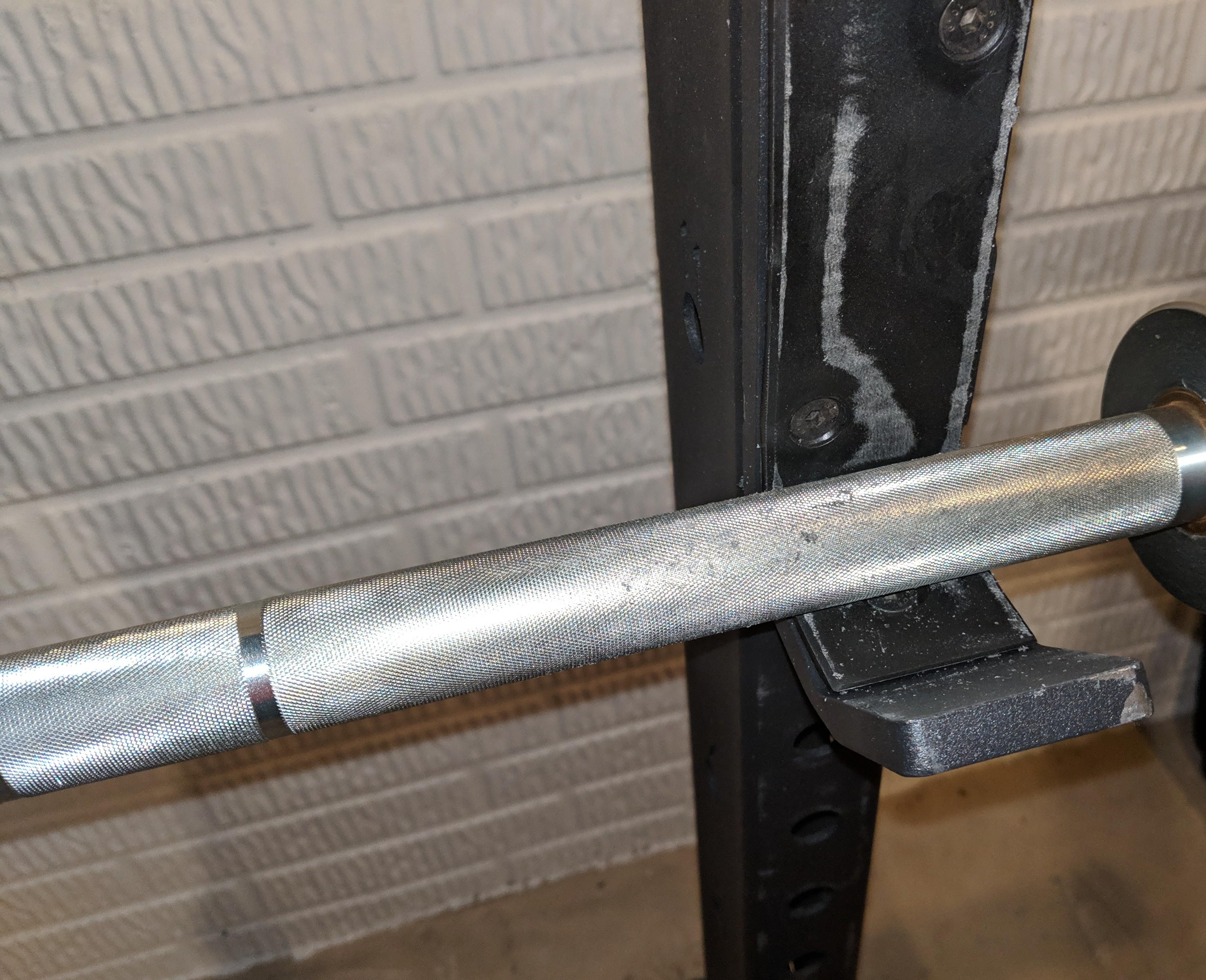 How to protect jcups from barbell knurl? r/homegym