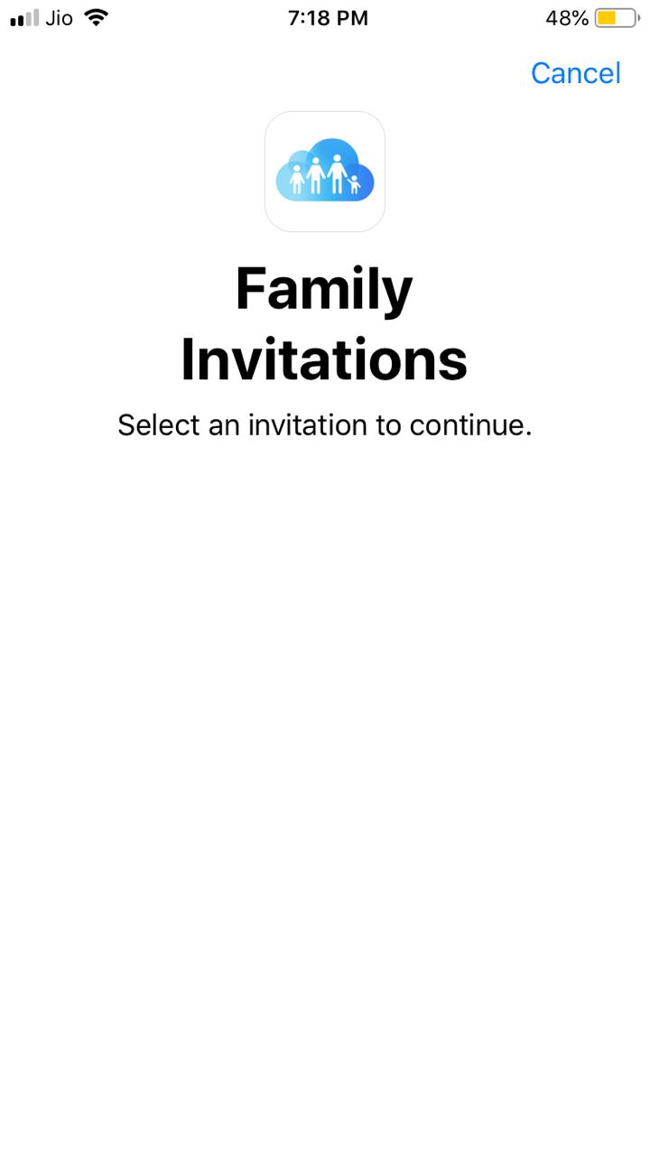 Trying to add my wife to family subscription of apple music, after