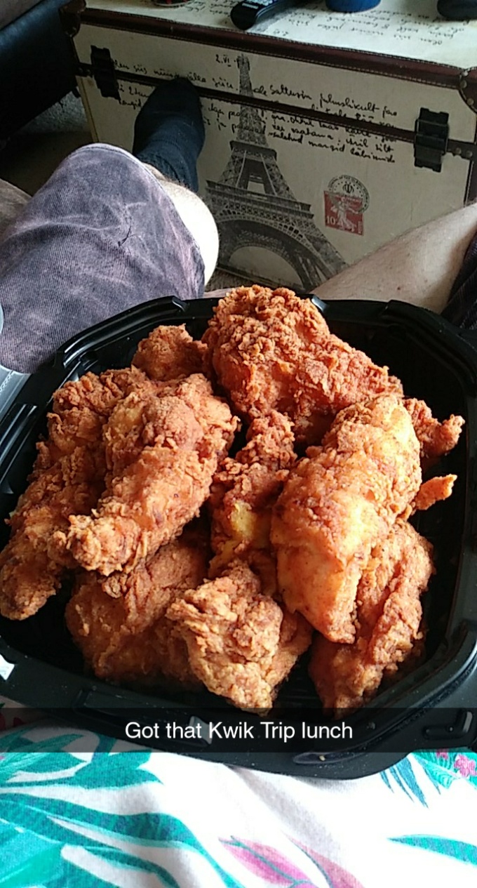 The chicken tenders are the best I don't even get sauce the breading is