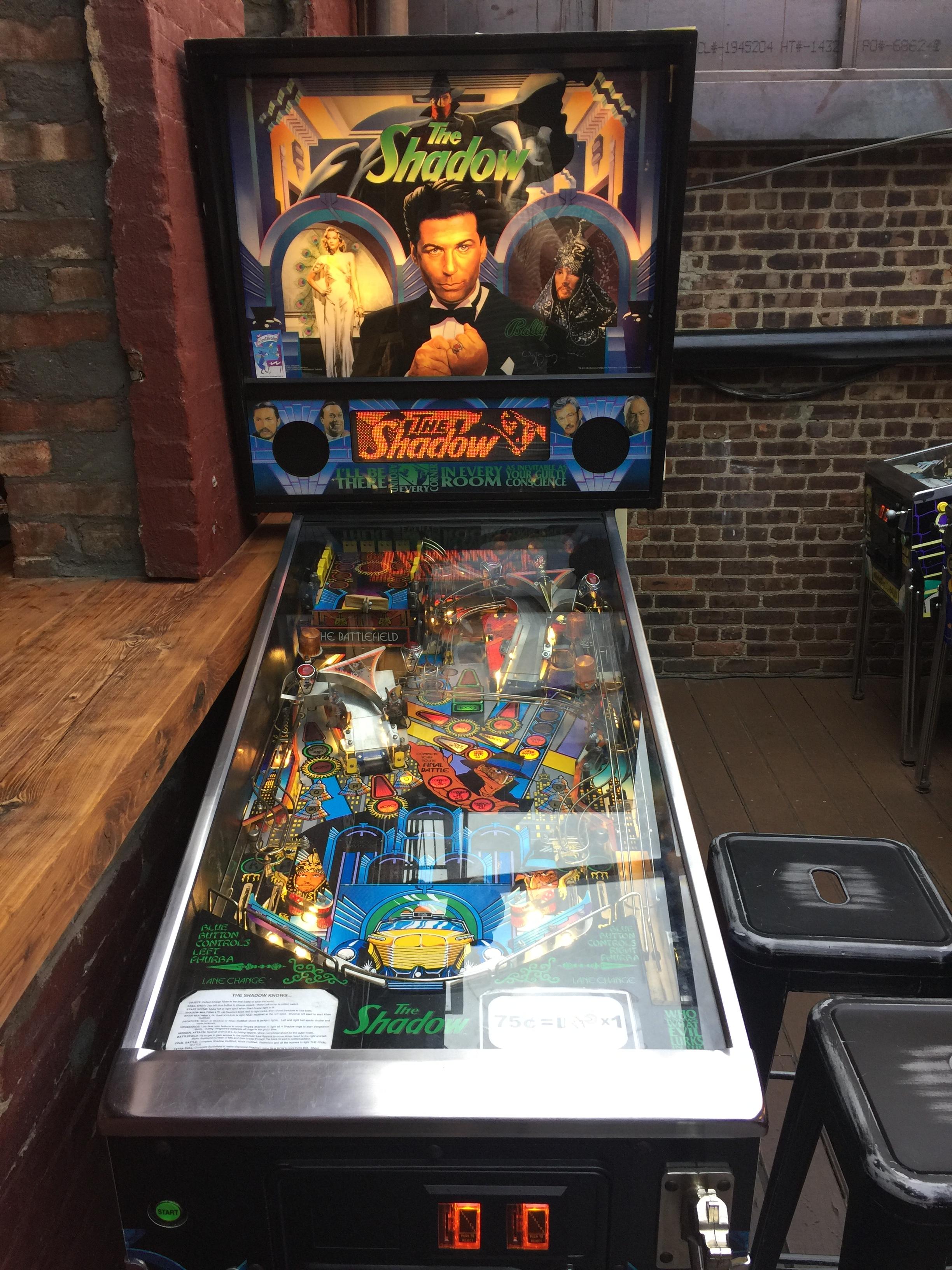 A local pinball place has the Shadow pinball machine. r/hdtgm