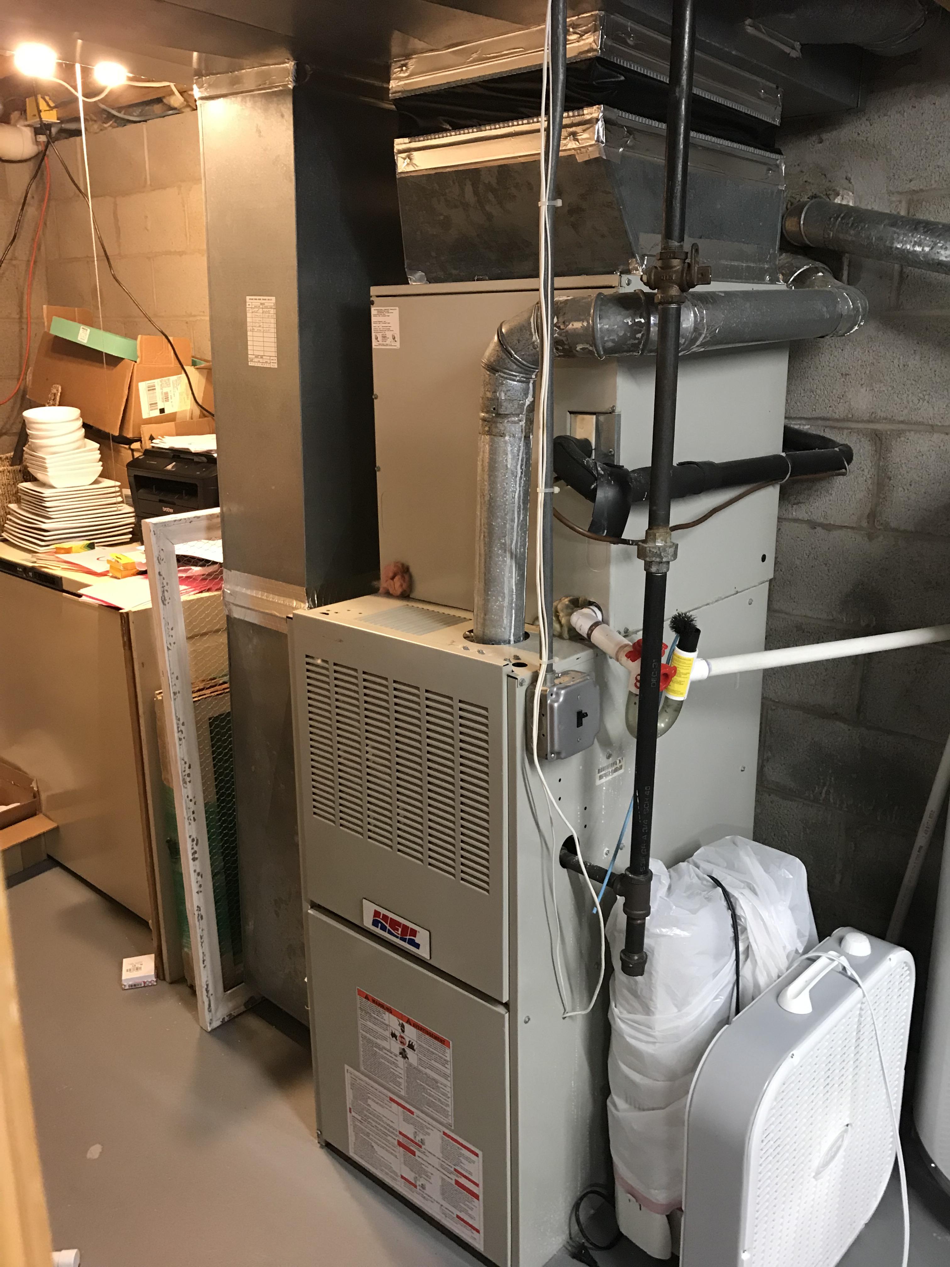 Anyone have an idea where/how to mount a humidifier? HVAC