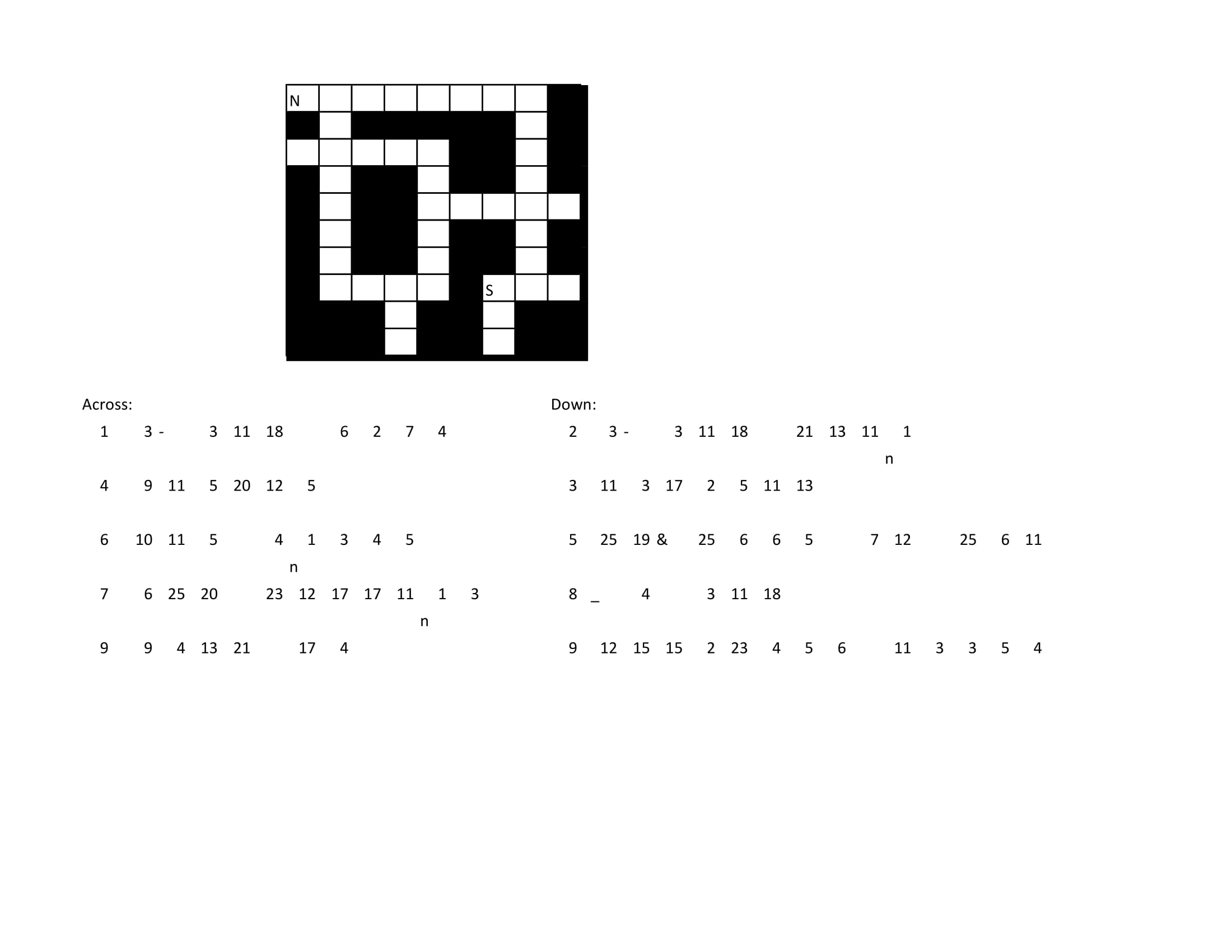 Crypto Word Hybrid Puzzle Design Prototype. Please let me know what you think or any questions