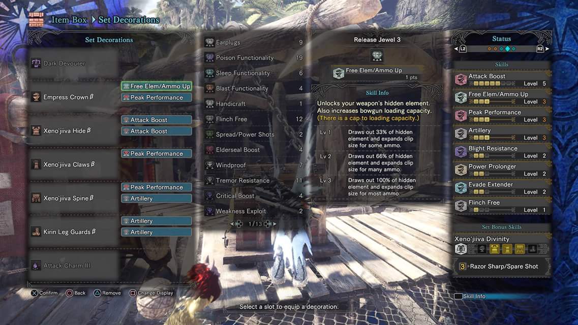 Blast Attack Mhw Sticky Ammo This diablos heavy bowgun also comes with