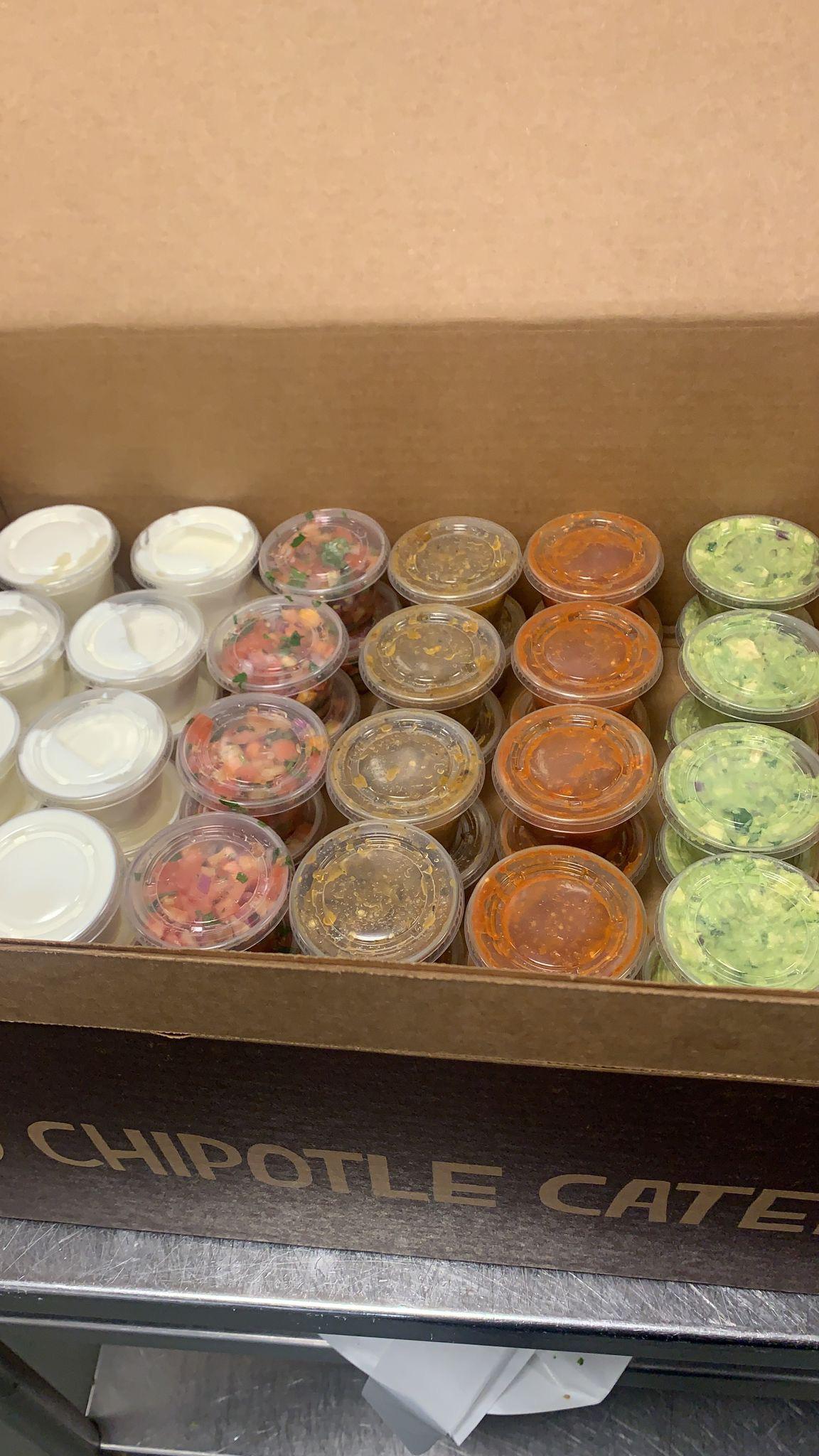 Nothing like a catering box of sides 🙃 r/Chipotle