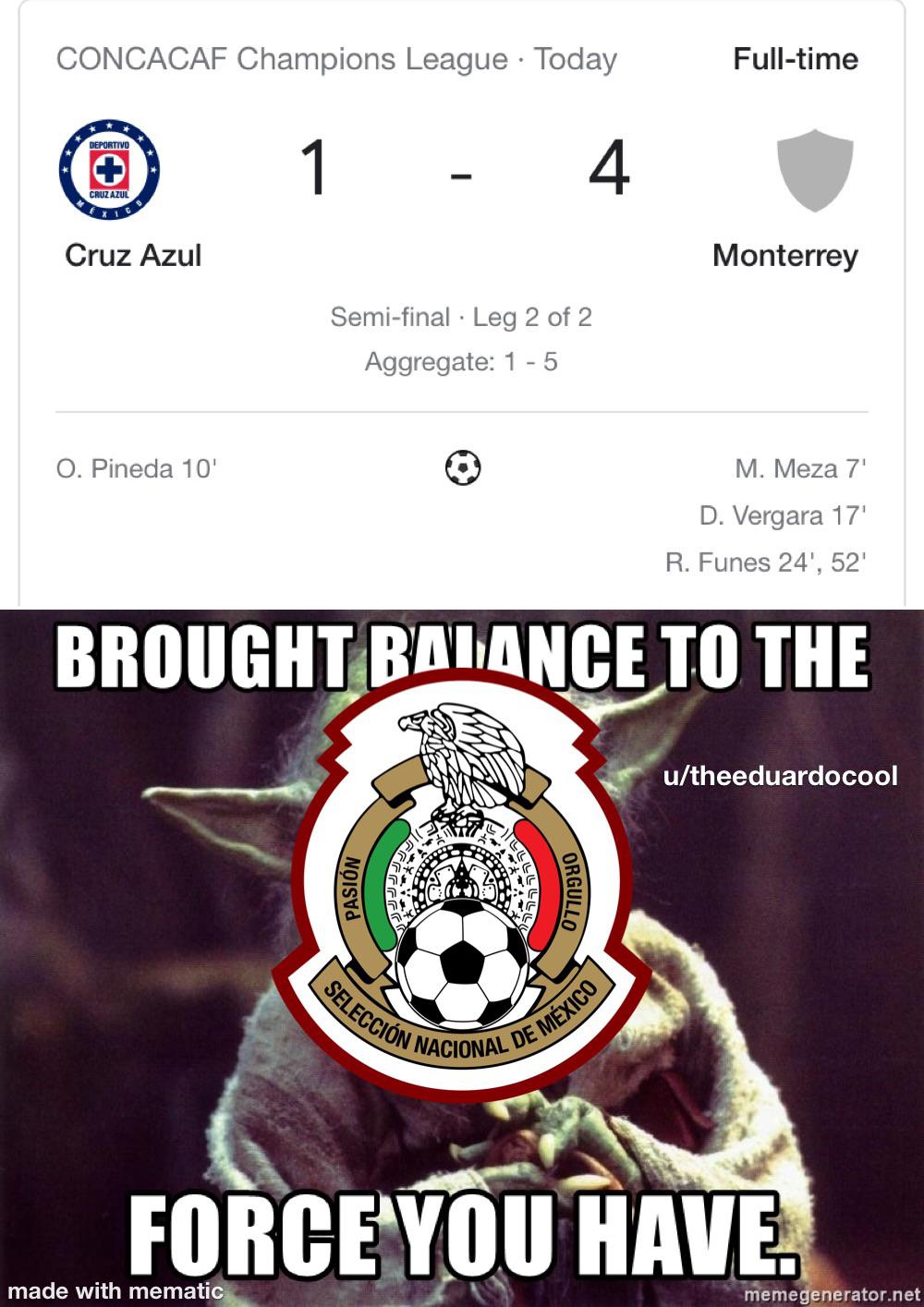 The balance has been restored, Mexico can win again r/LigaMX