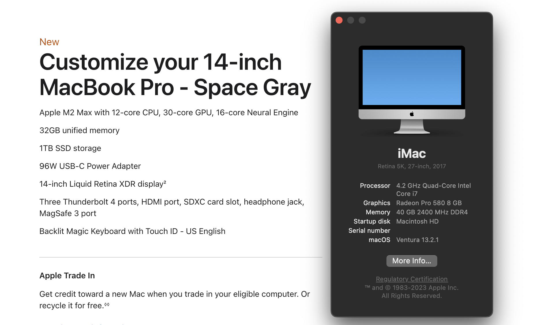 Need advise on this setup comparing to my current iMac 5K 2017. I only