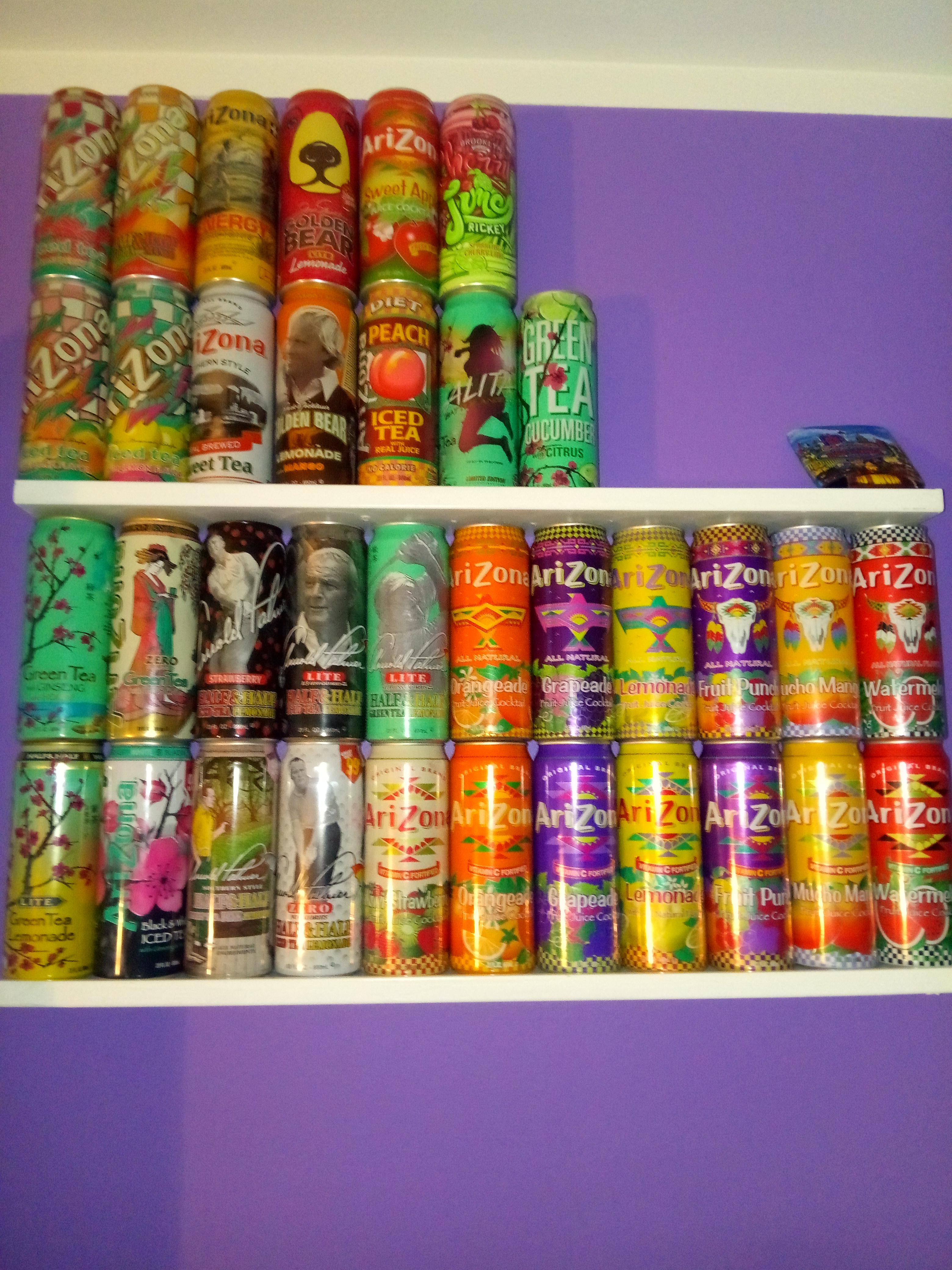 Rate my Arizona Iced Tea Collection? r/ToFizzOrNotToFizz