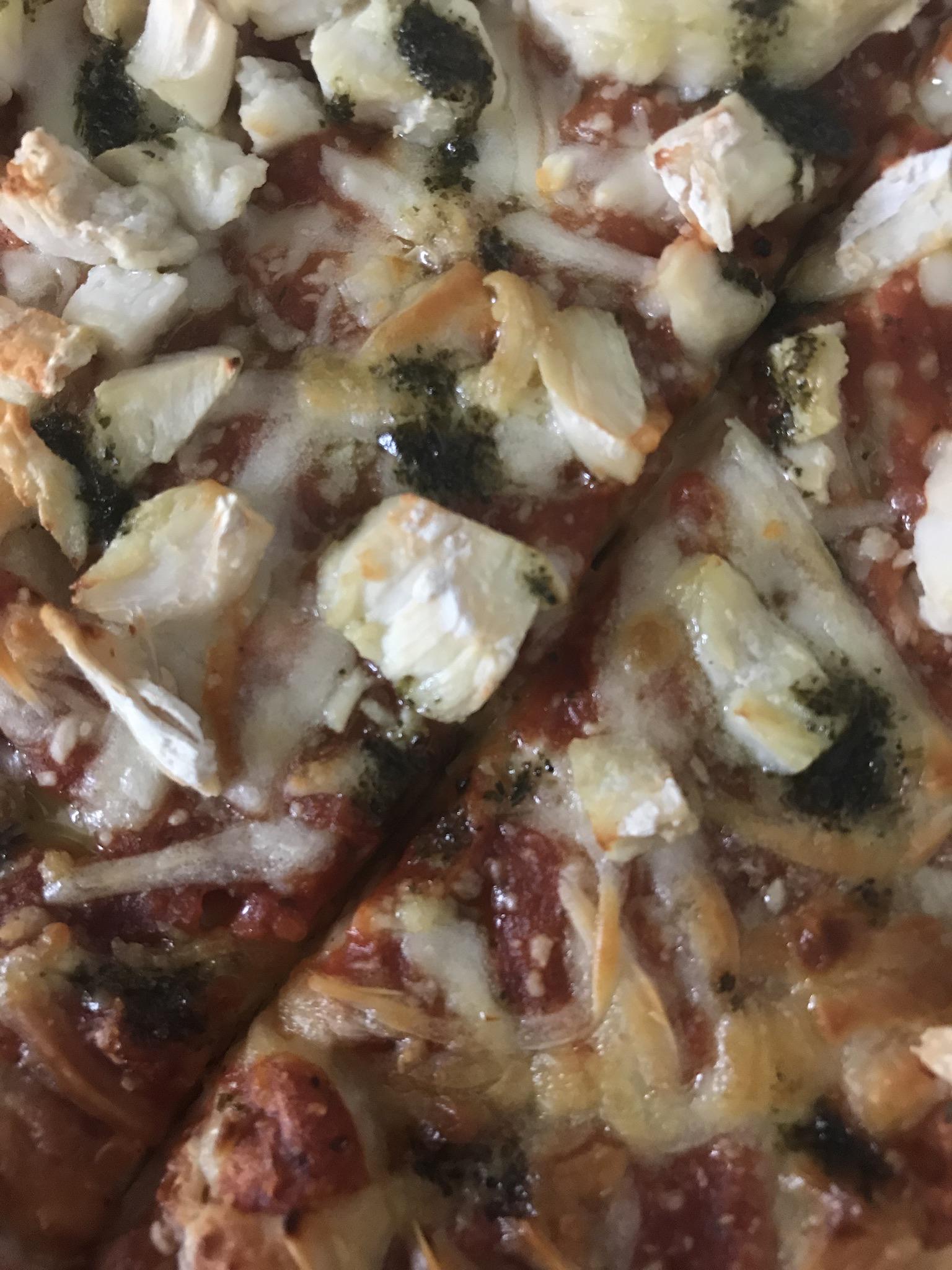 [50/50] Pesto pizza (sfw) Moldy looking skin disease (NSFW) r/FiftyFifty