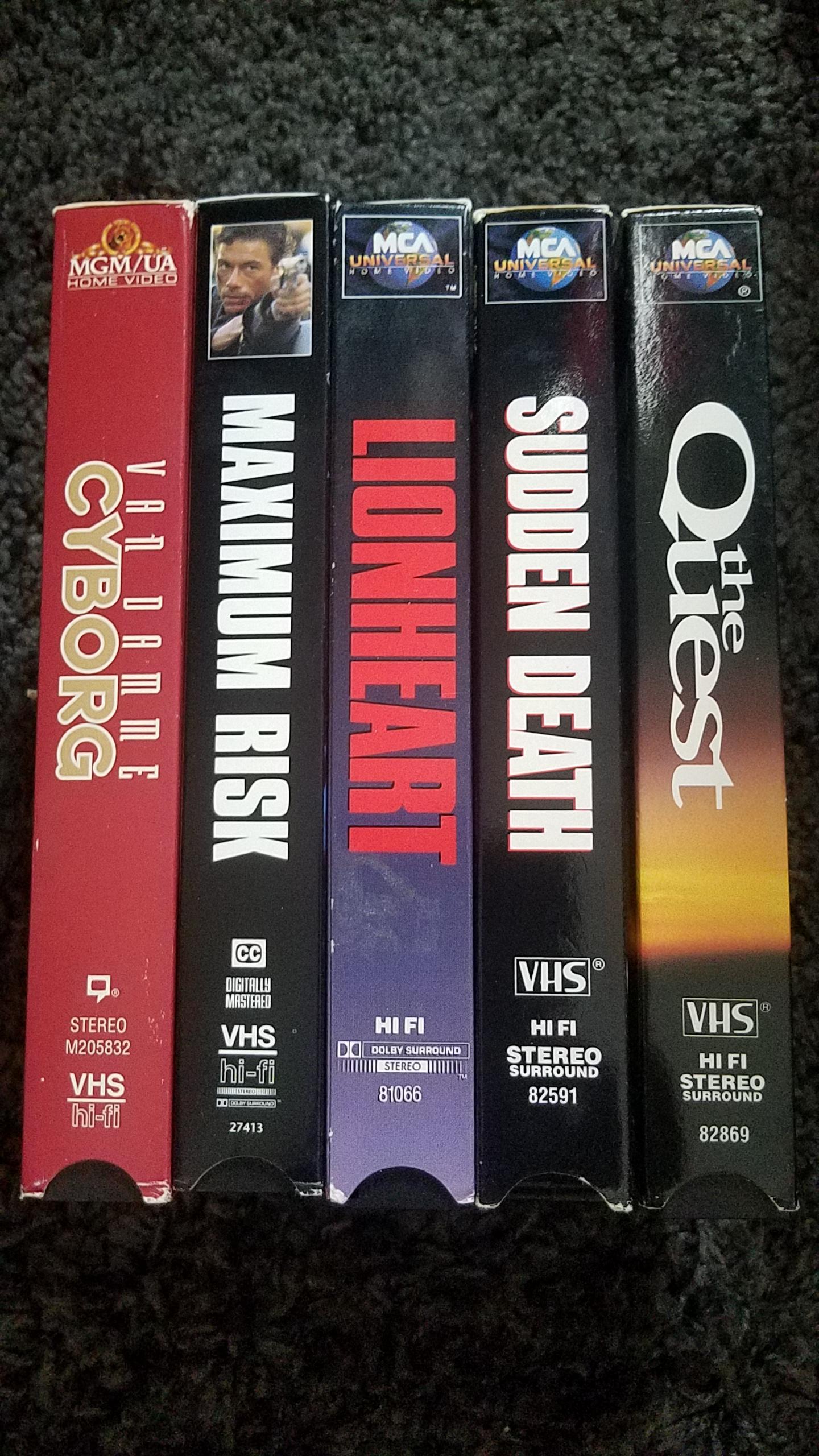 My local thrift shop let me get first dibs on their new VHS drop off