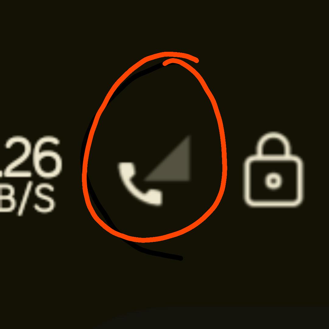 What does this icon mean? Android12