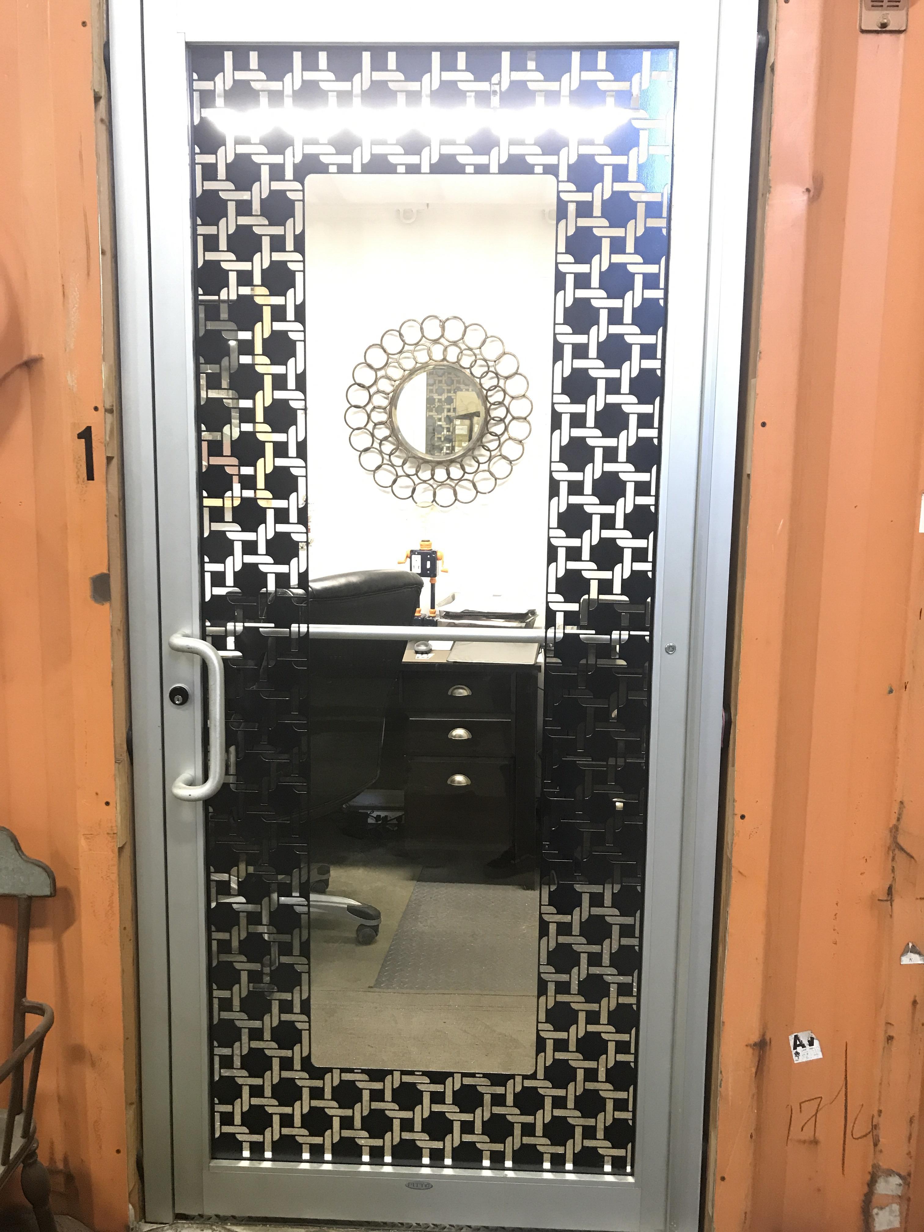 HRS powder coated door trimming made using a bystronic CO2 laser r