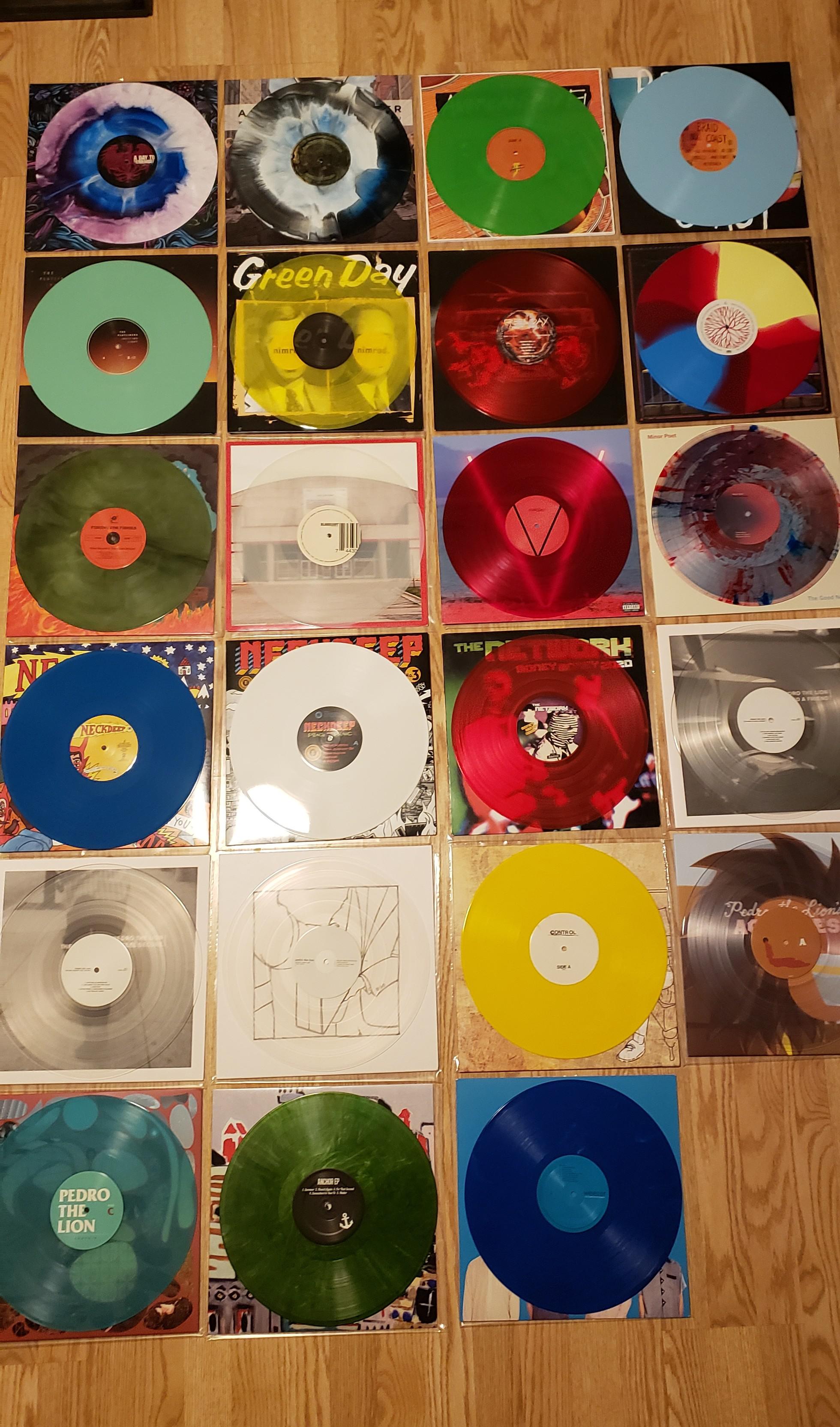 Current Assortment of Colored Vinyl 10/10/19 r/vinyl