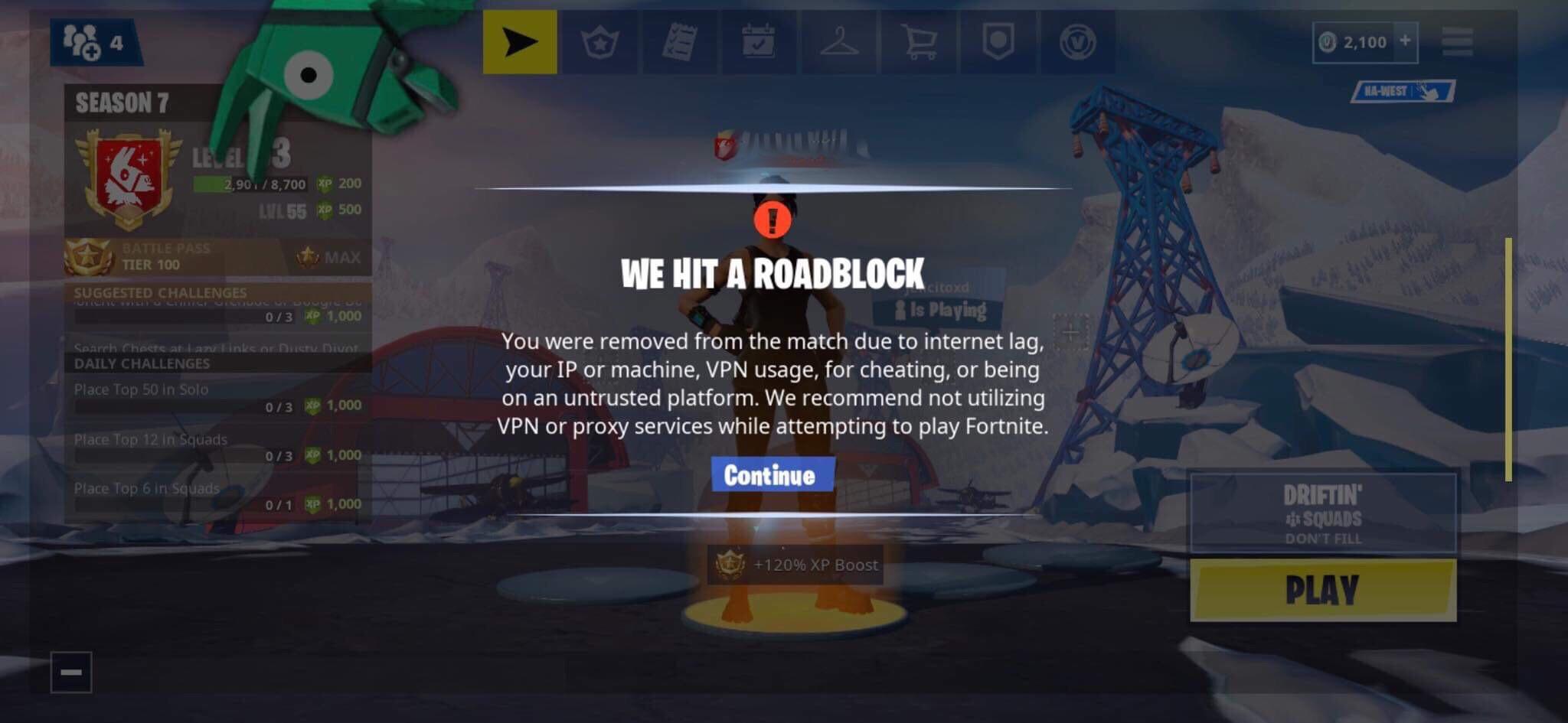 [Request] AntiJB detection for Fortnite? season 8 is coming and i cant play. r/jailbreak