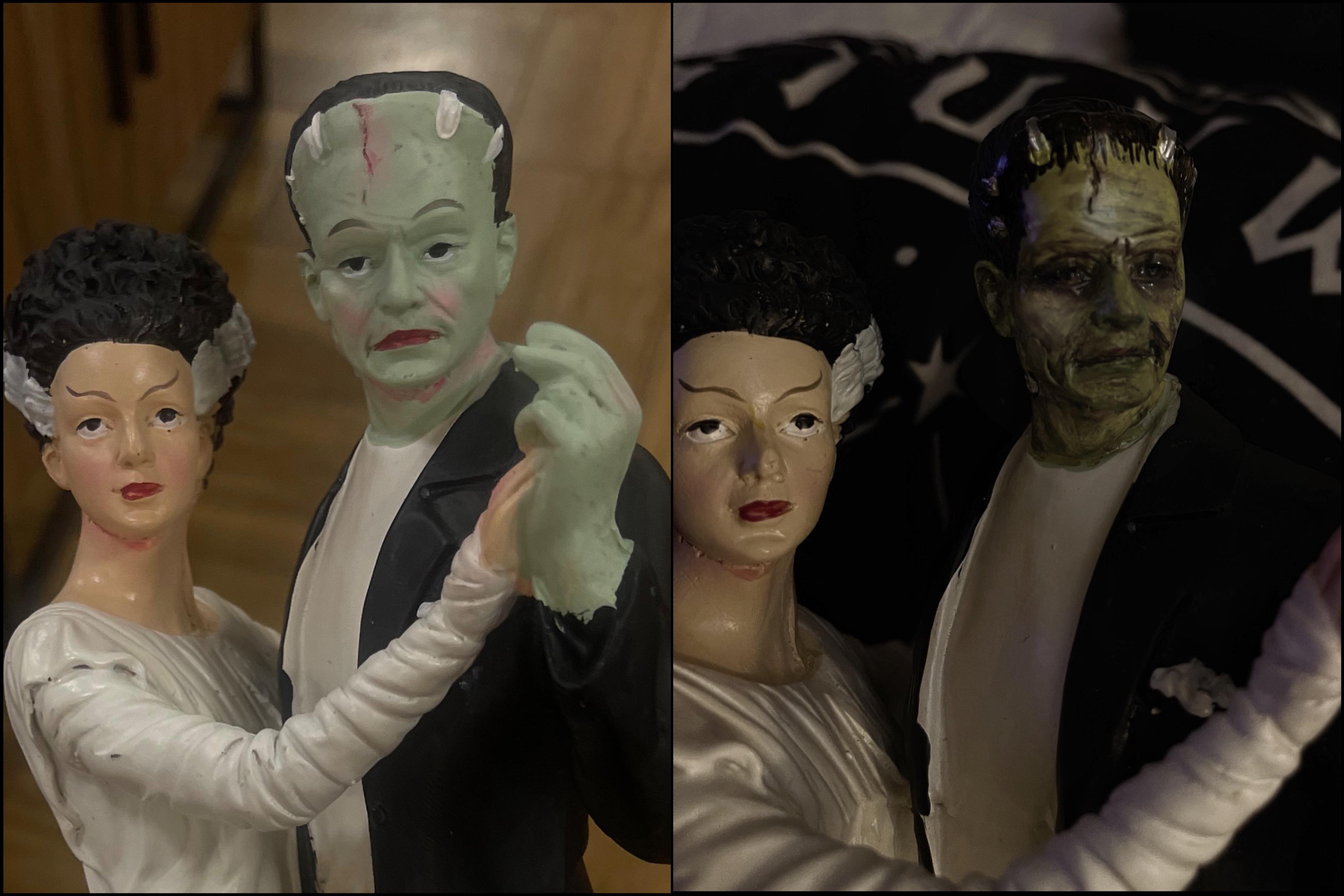 Gave this Homegoods Frankenstein Statue a Makeover 👻 r/halloween