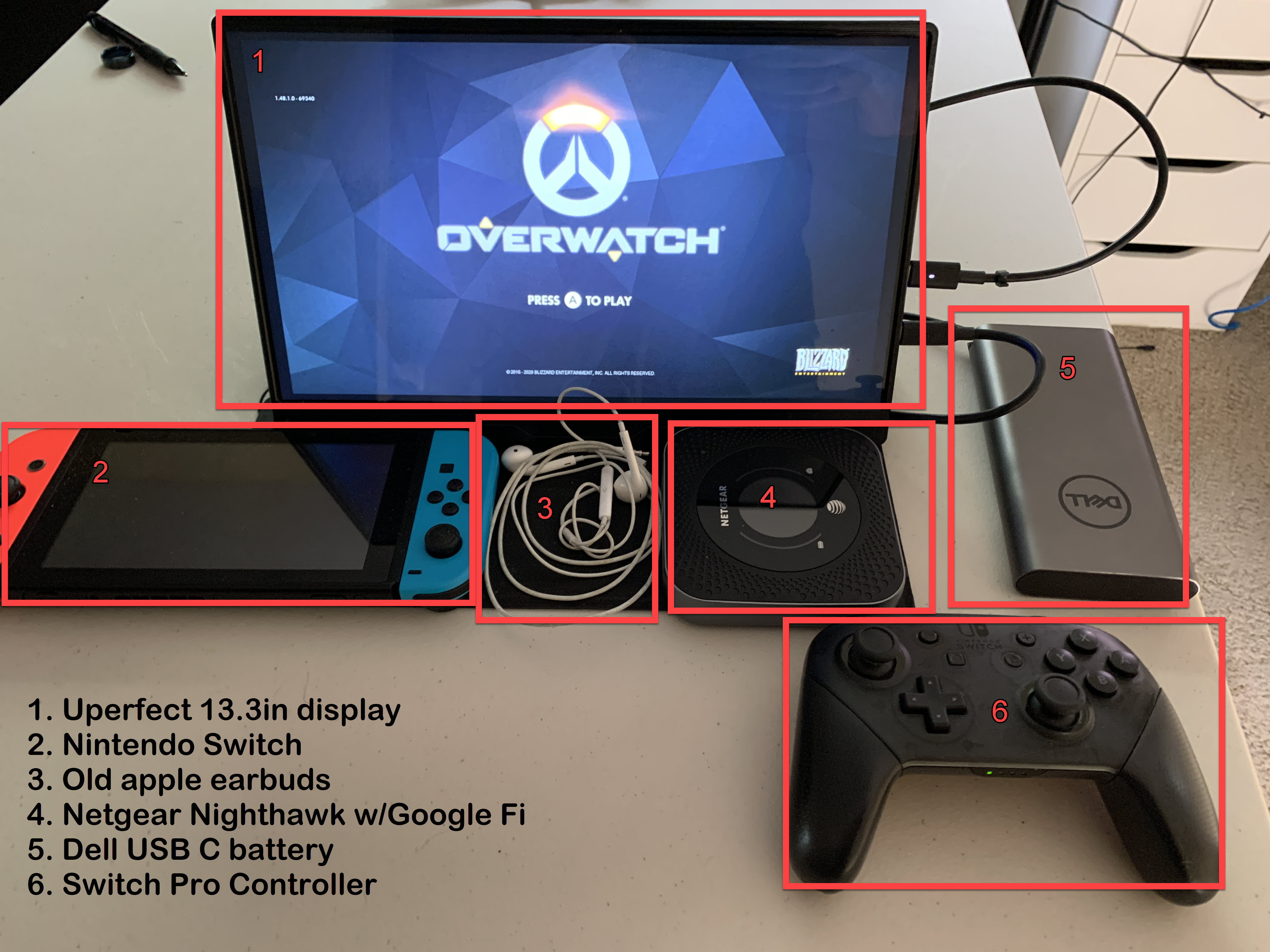 My Travel gaming setup r/gamingsetups