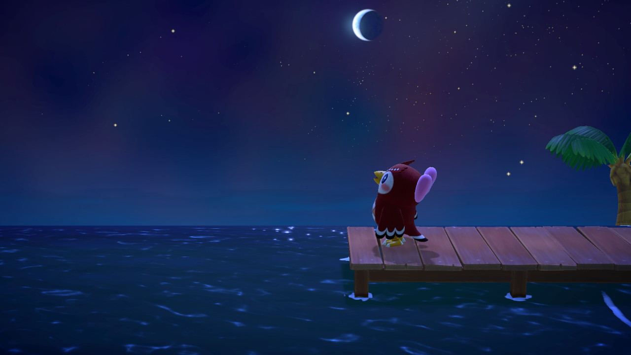 Celeste under the night sky r/AnimalCrossing