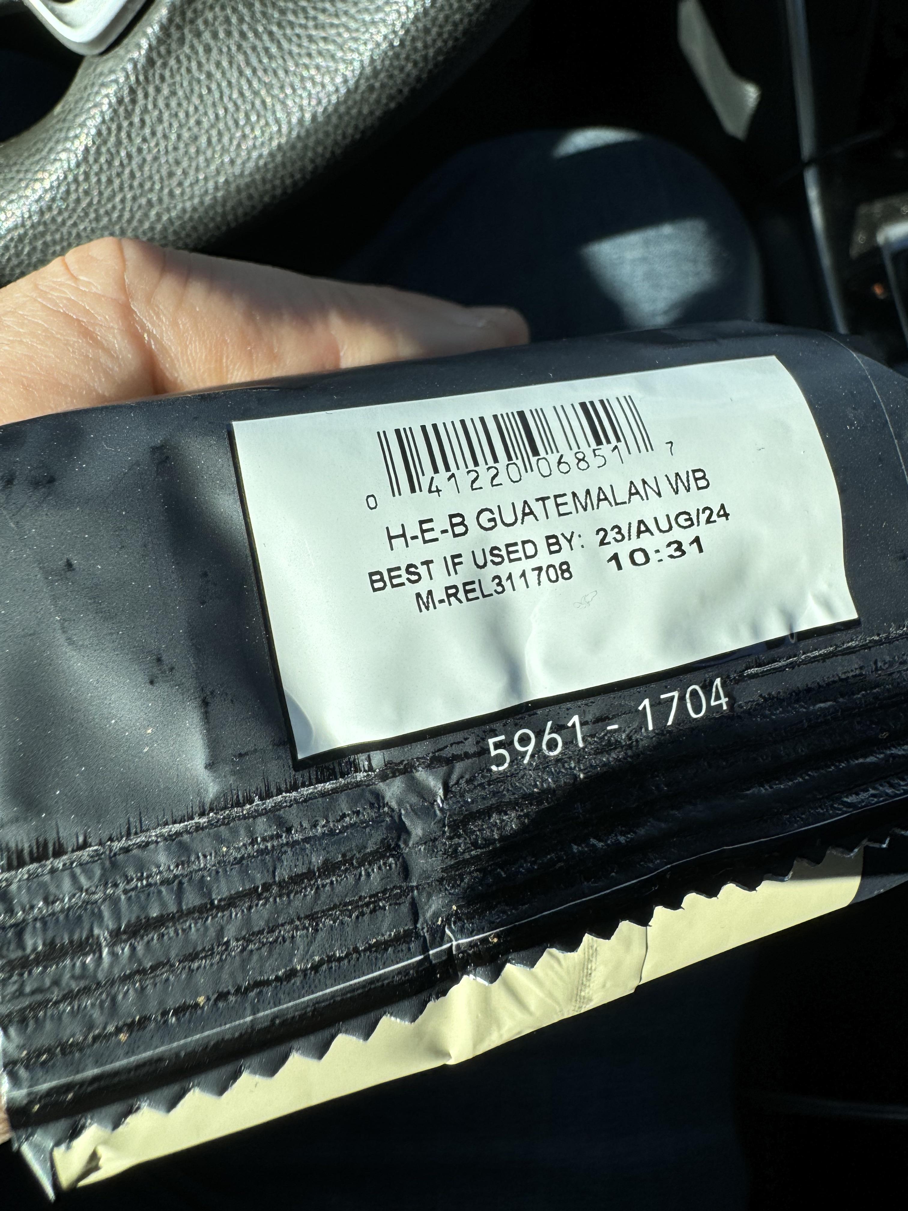 Roast dates on Cafe Olé coffee r/HEB