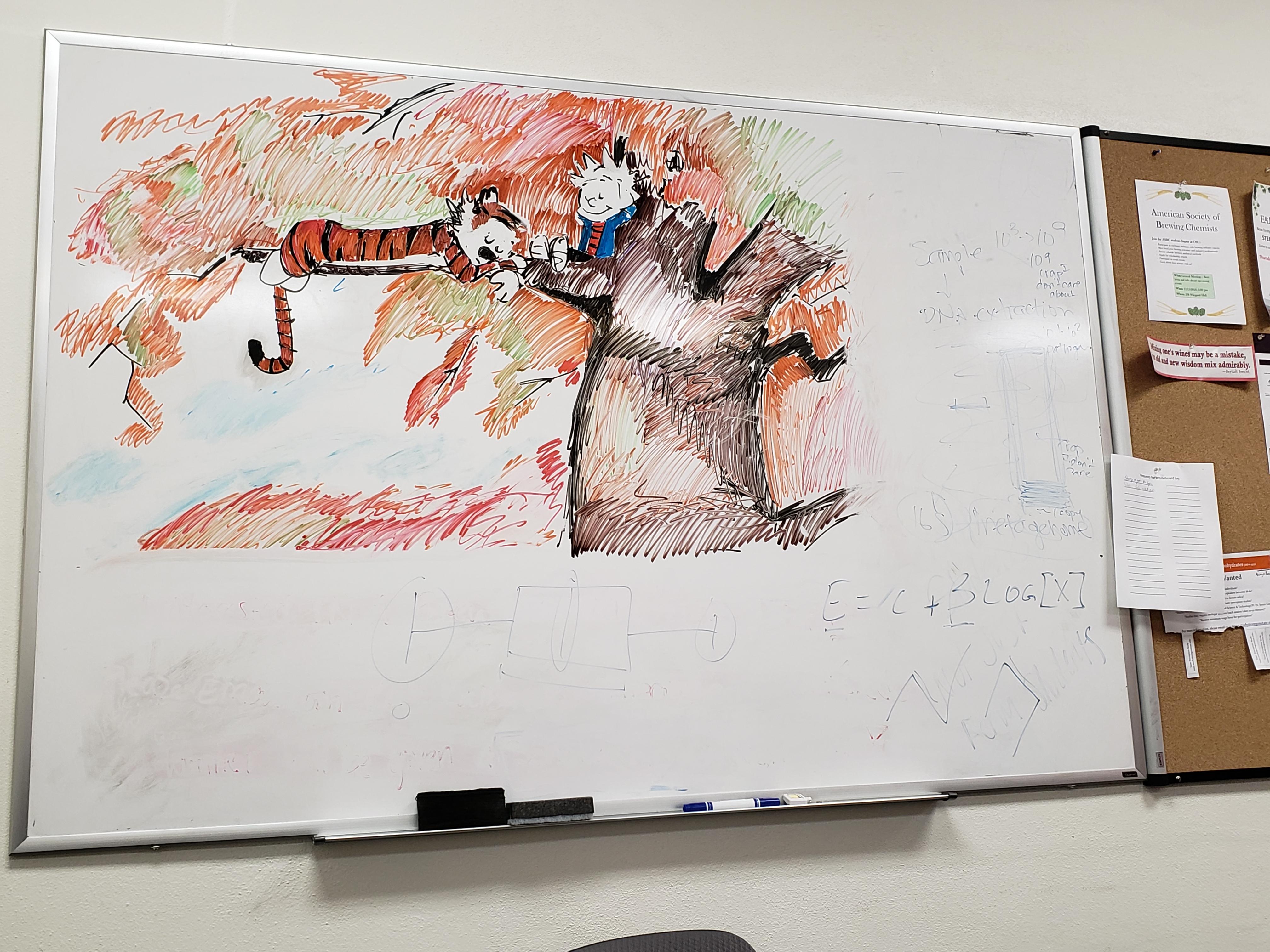 This dryerase mural has been on my university's study hall whiteboard