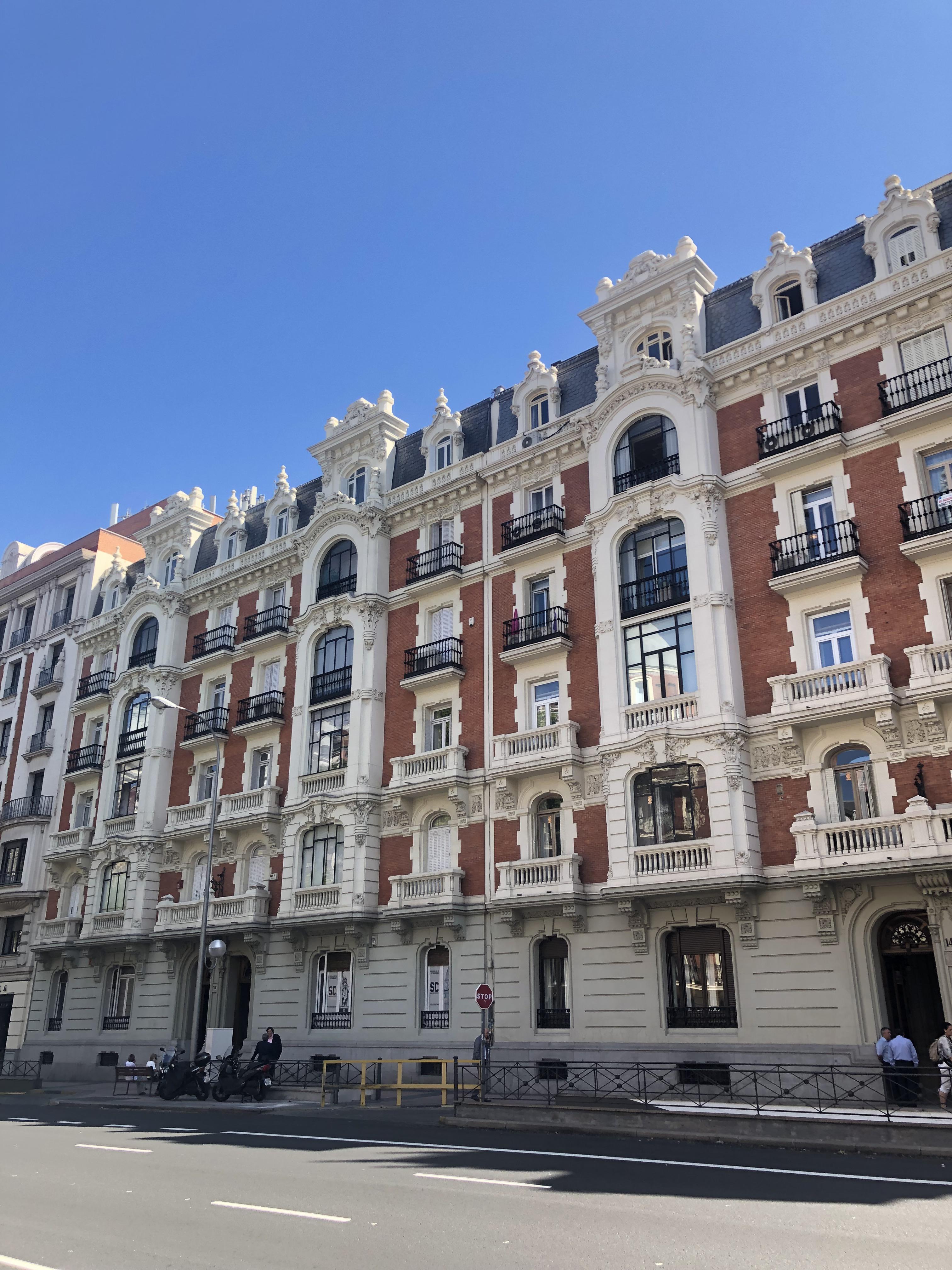 Beaux Arts Apartment Buildings in the Goya Neighborhood of