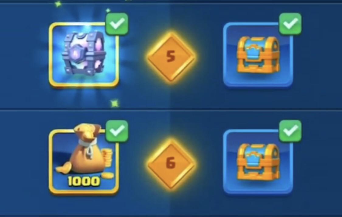 Season 2 reward is downgraded Lighting legendary chest will be