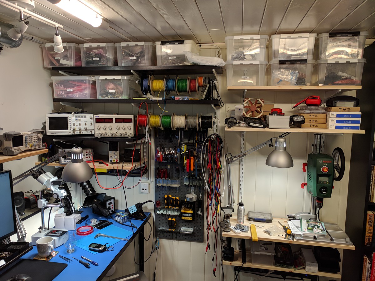 Electronics lab corner r/Workbenches