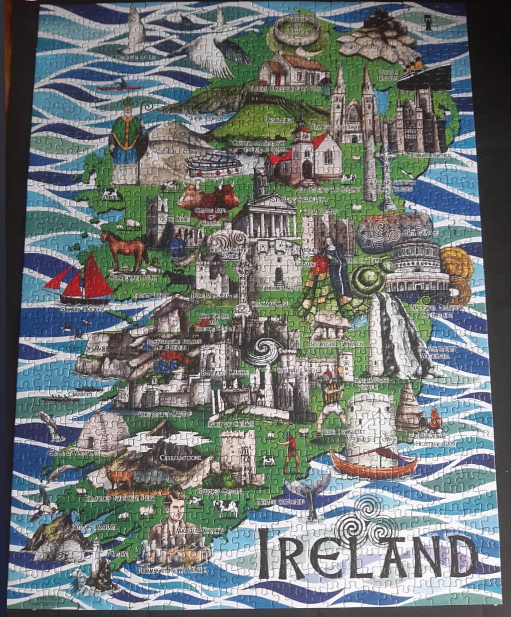 Gosling games jigsaw of Ireland r/Jigsawpuzzles