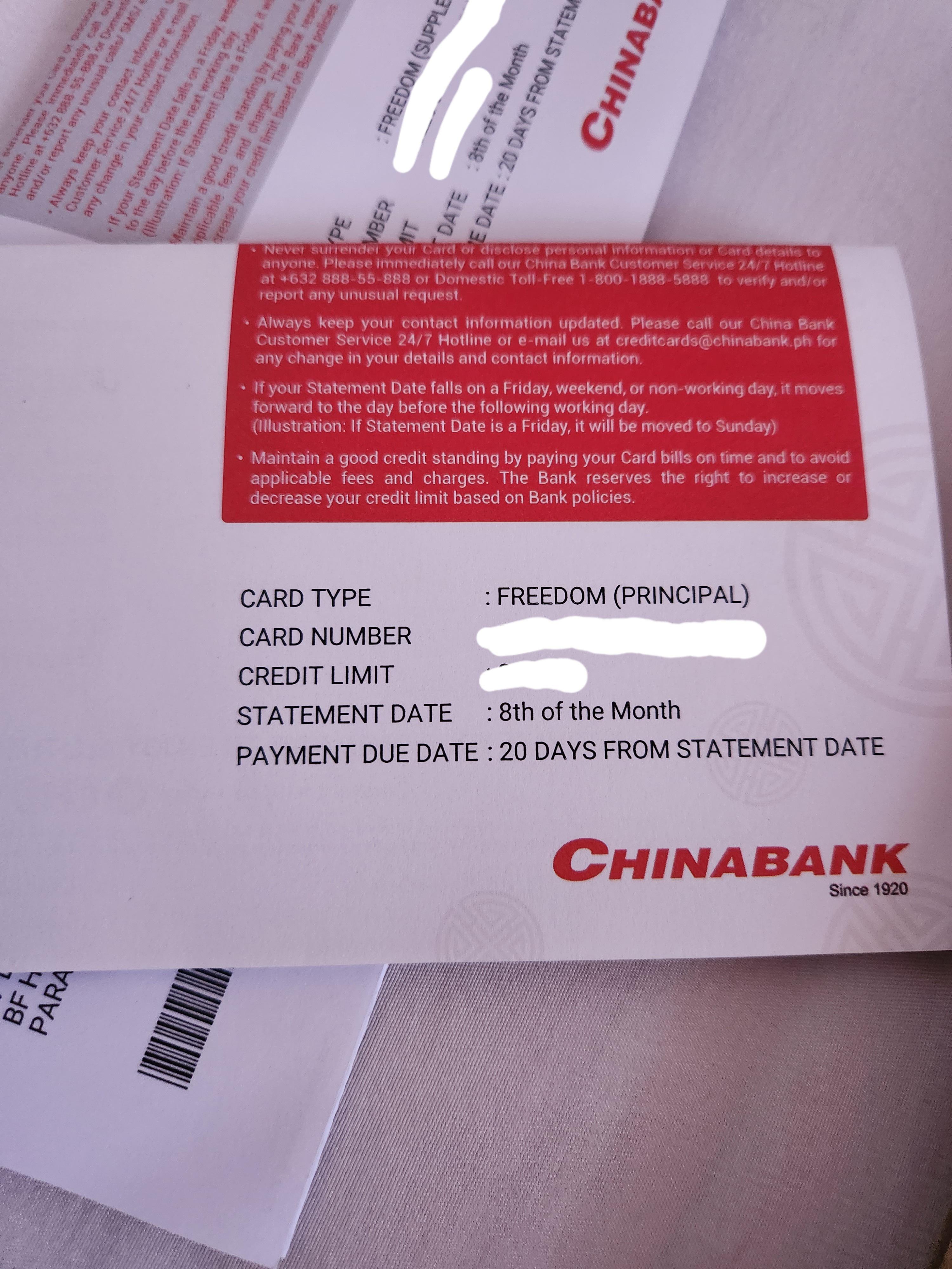 Freedom MC NAFFL r/PHCreditCards