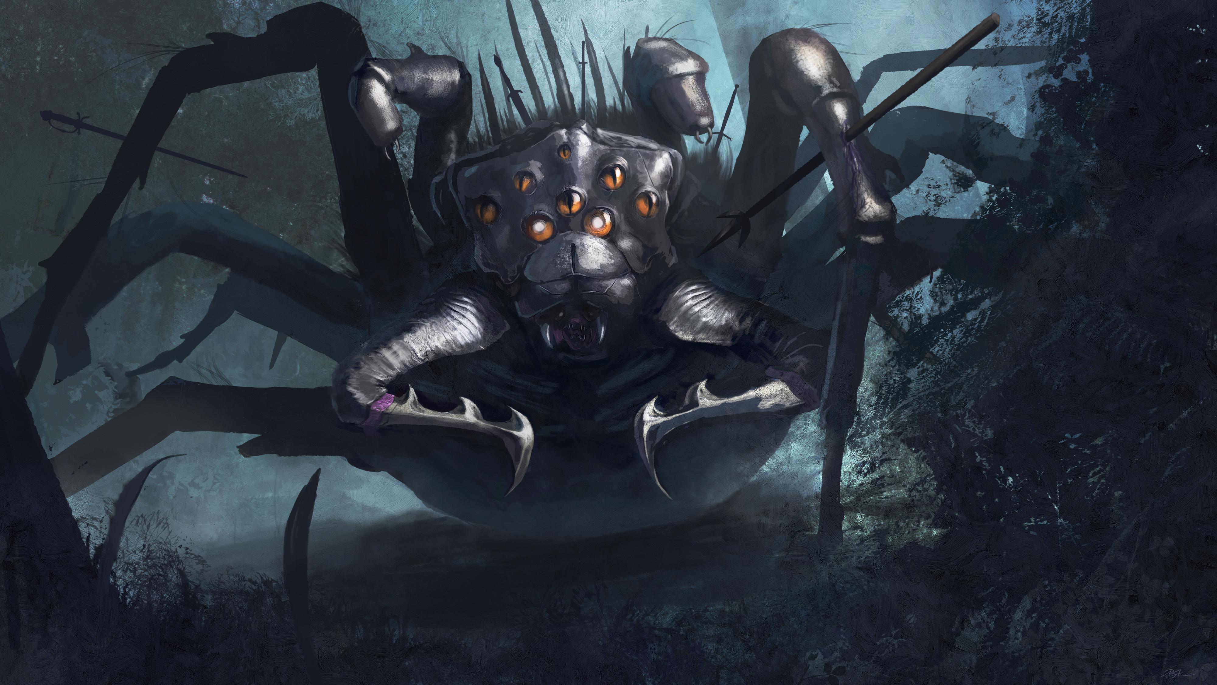 Wolf Spider by Barret Frymire r/ImaginaryMonsters