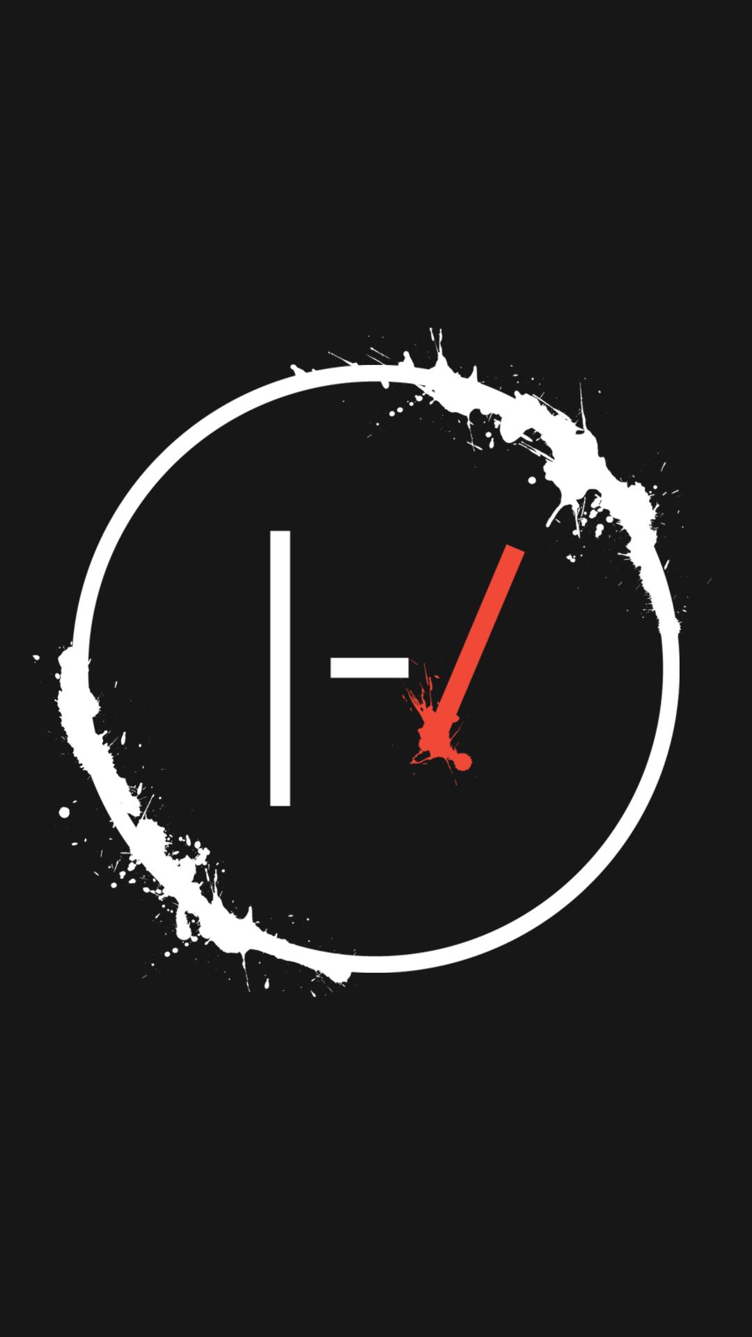 Twenty One Pilots Iphone background (with some paint added