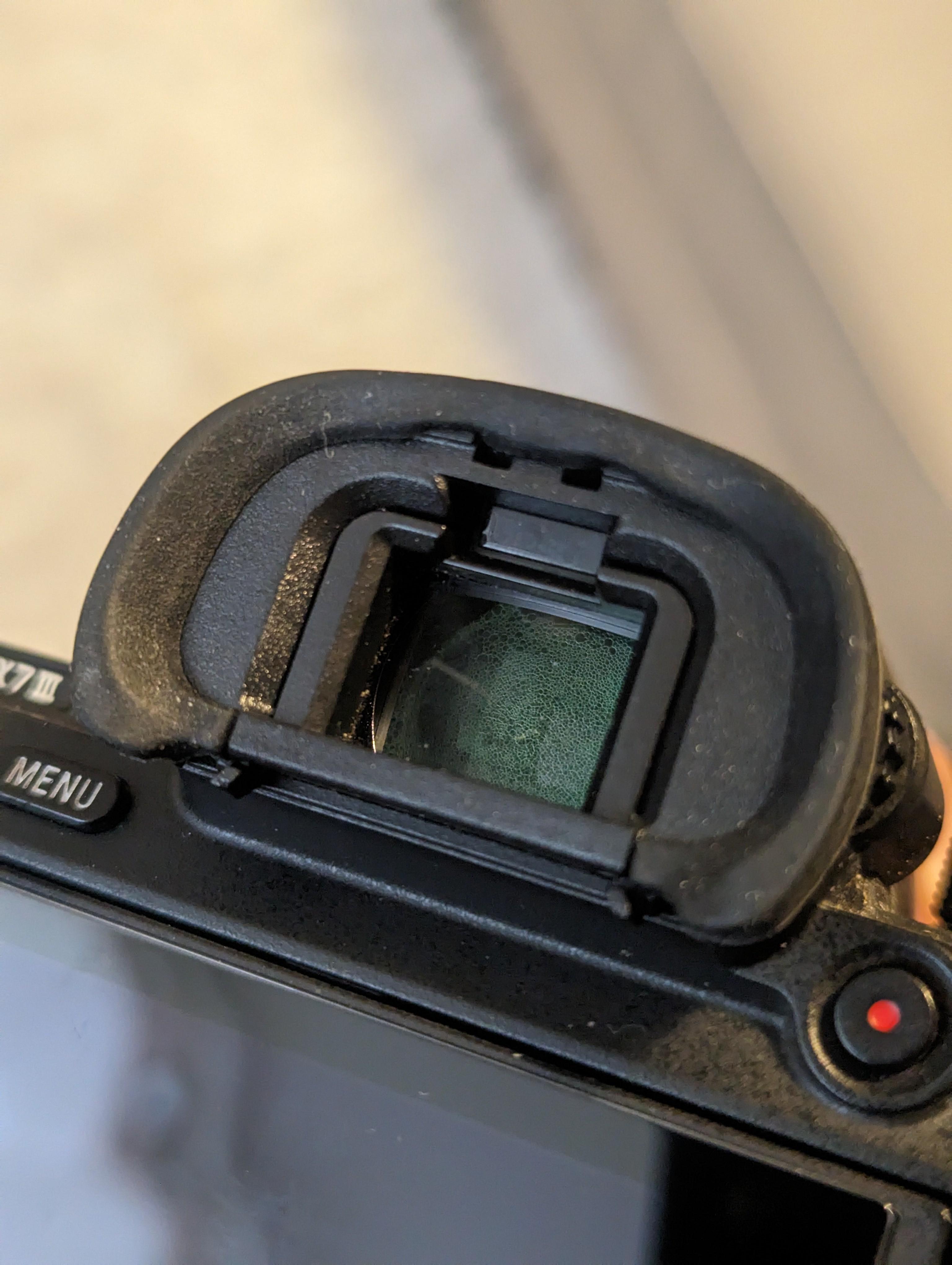 Clean viewfinder from condensation r/SonyAlpha