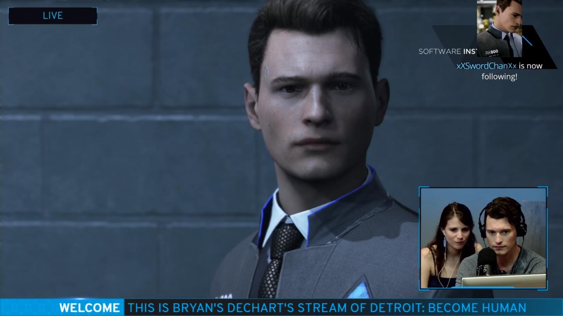 Voice actor of Connor, plays as Connor [Detroit Human