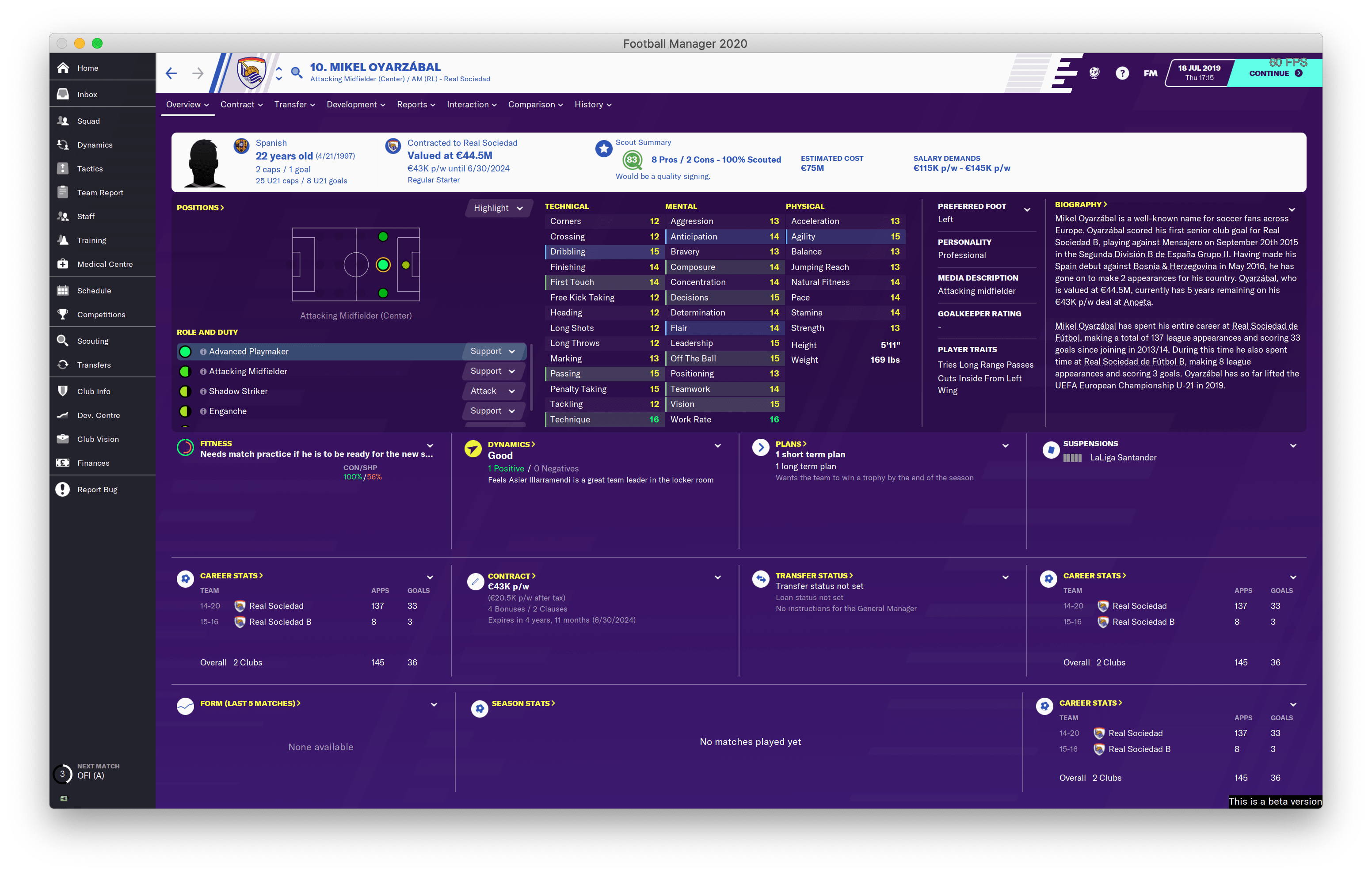 I've never seen someone with 12+ stats on literally every stat before... footballmanagergames
