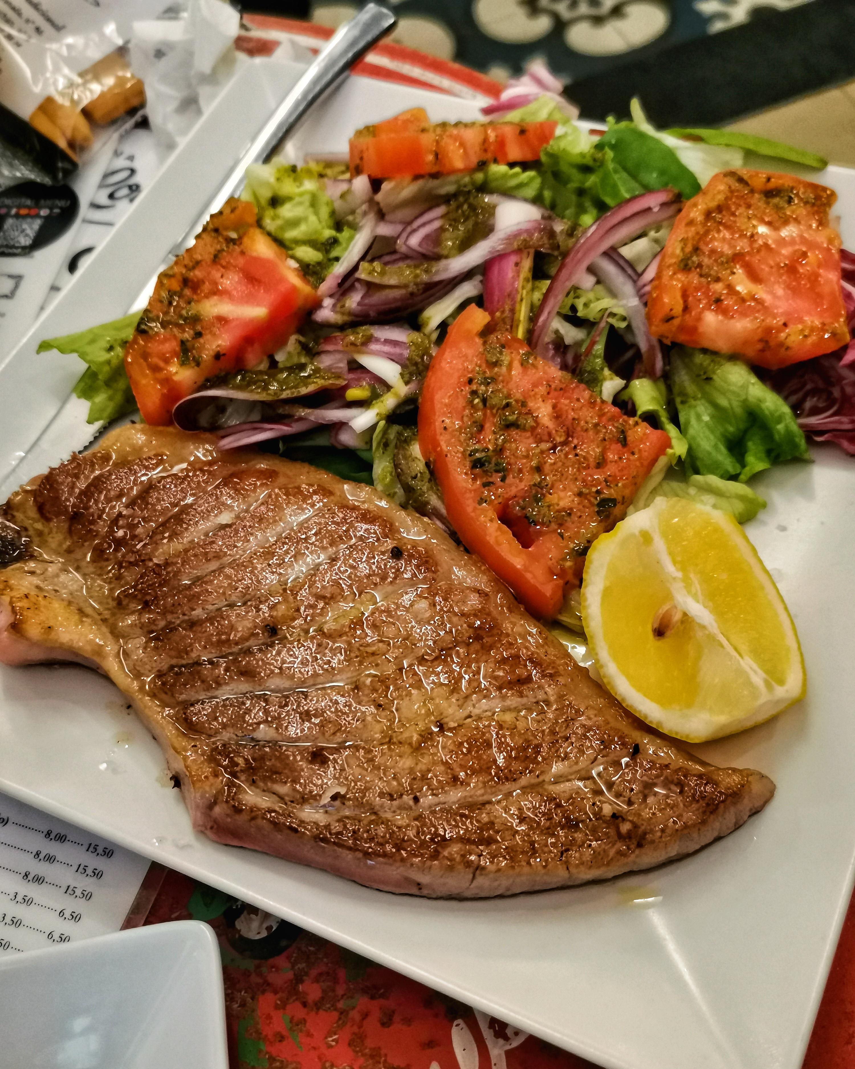 Grilled Tuna Belly Steak r/FoodPorn