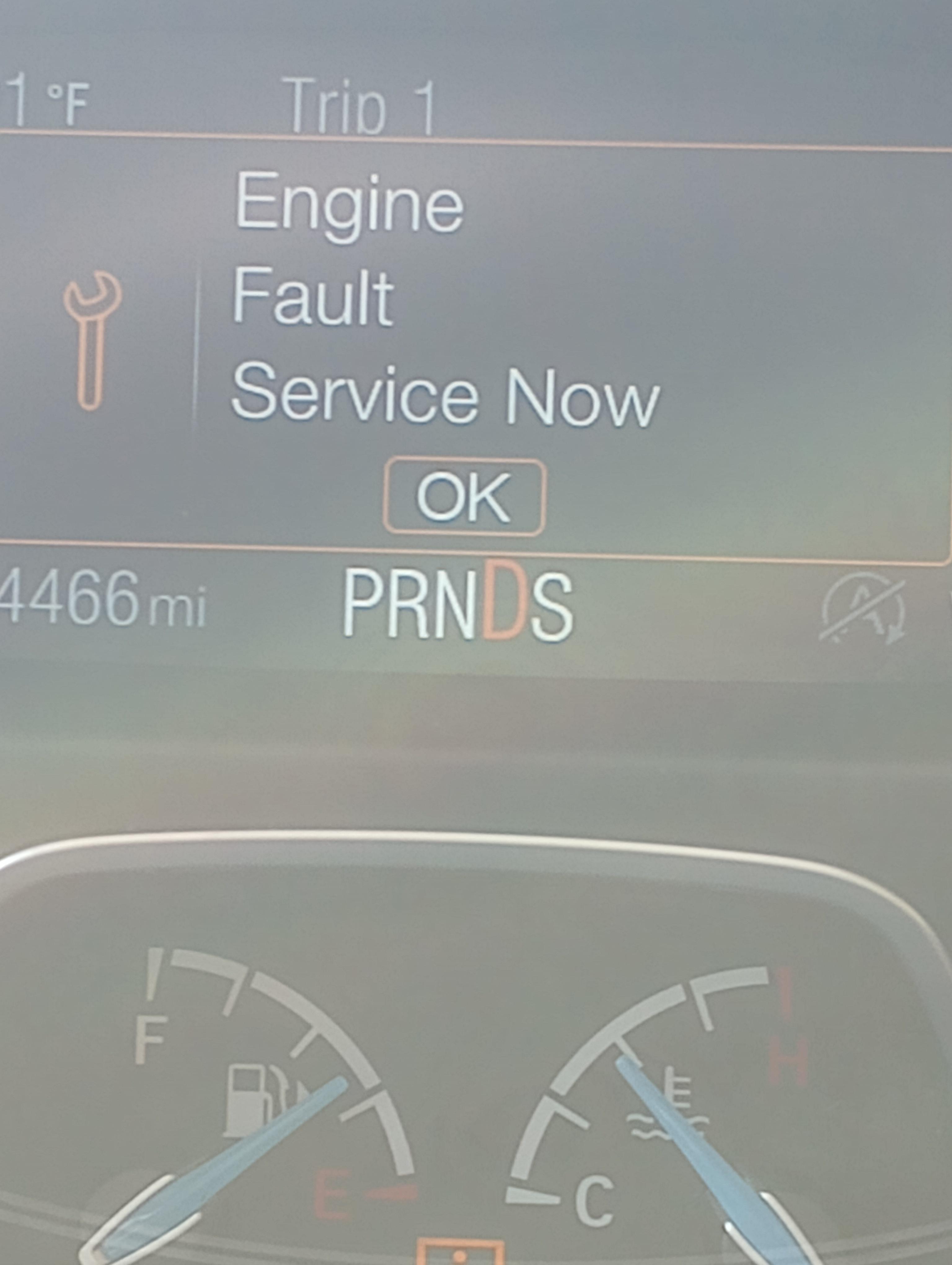 Engine Fault, Service Now : r/FordFocus