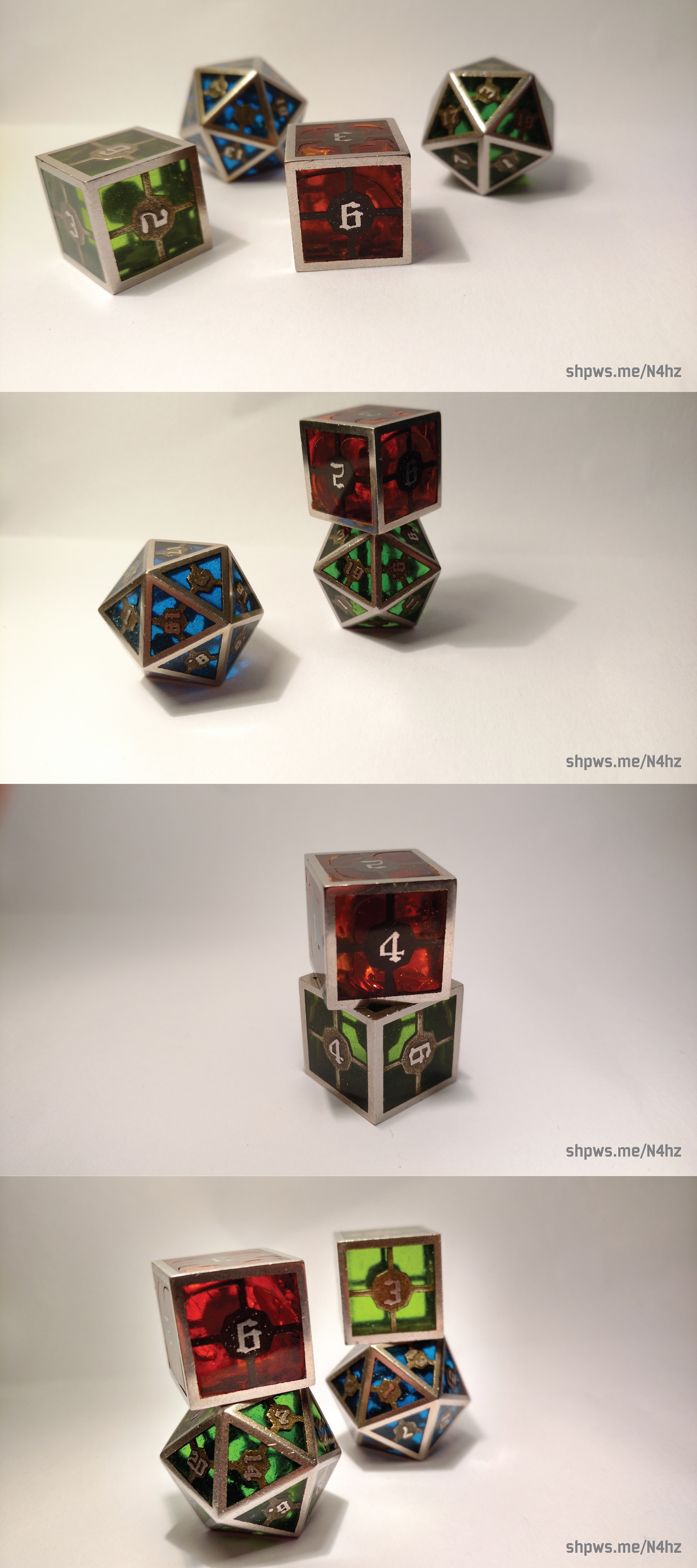 Self made Epoxy and Steel Dice! r/DungeonsAndDragons