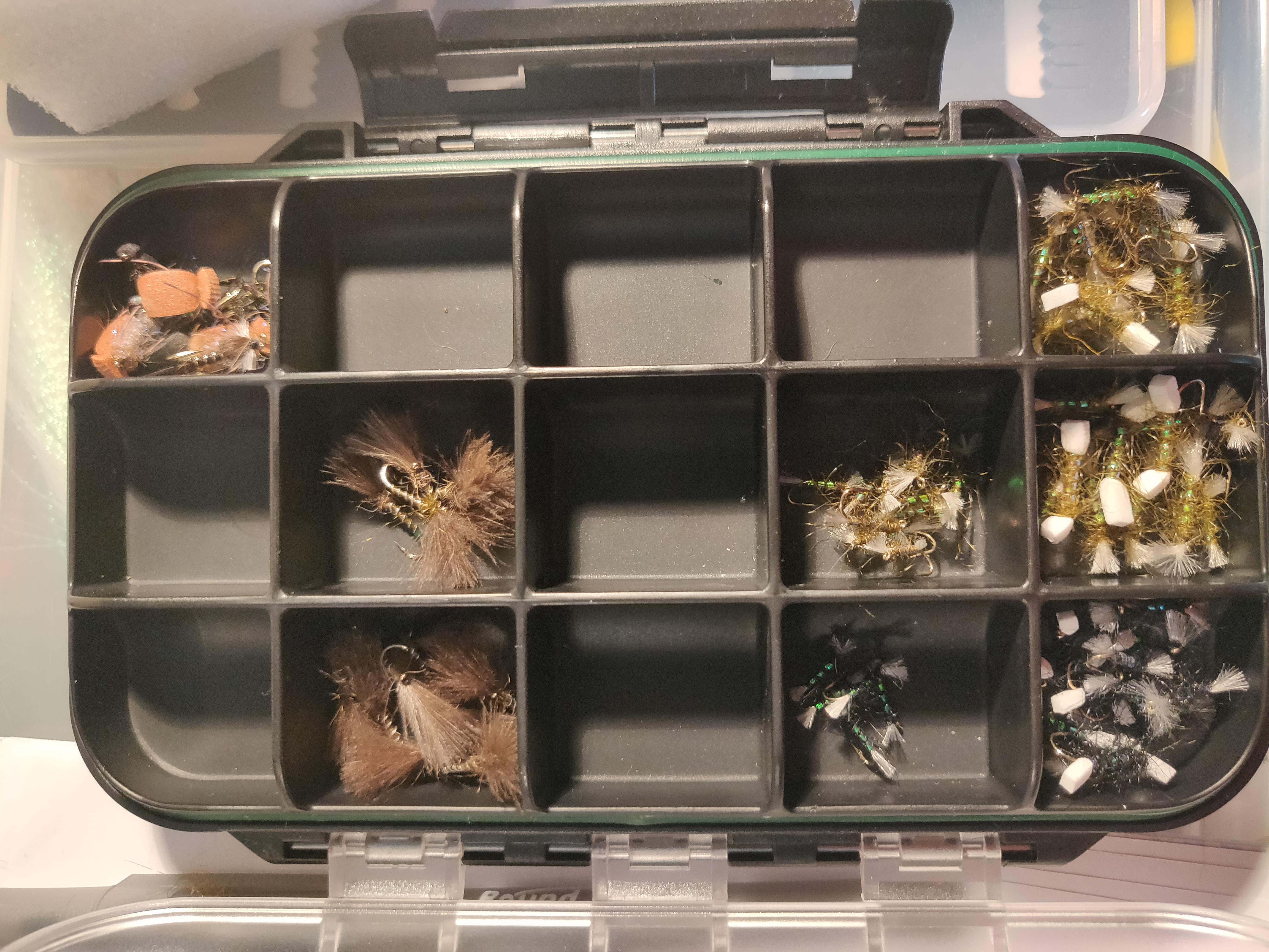 My new emerger and dry fly box started a couple weeks back. What's your