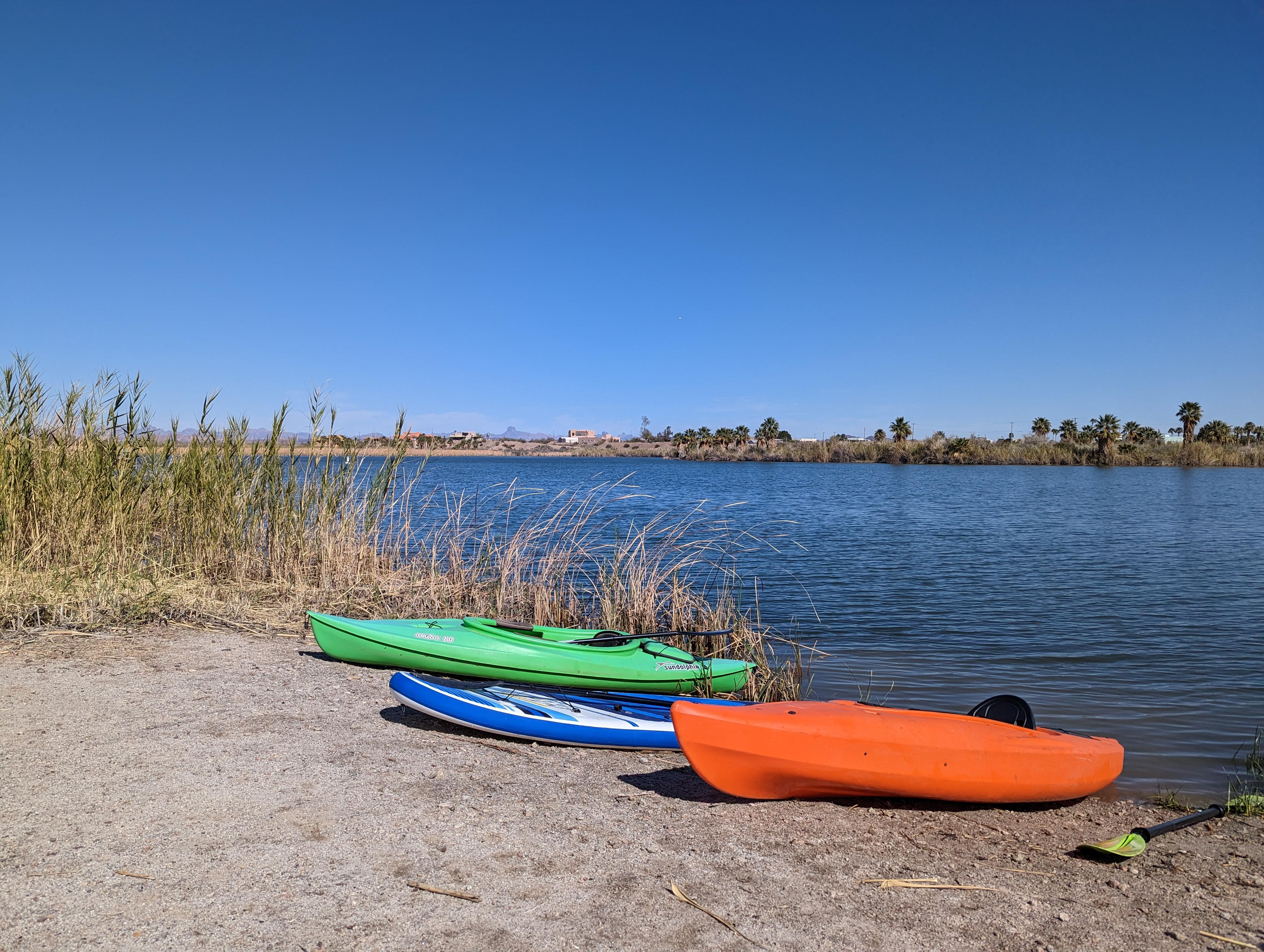 visited Martinez lake for the first time after a year in Yuma county