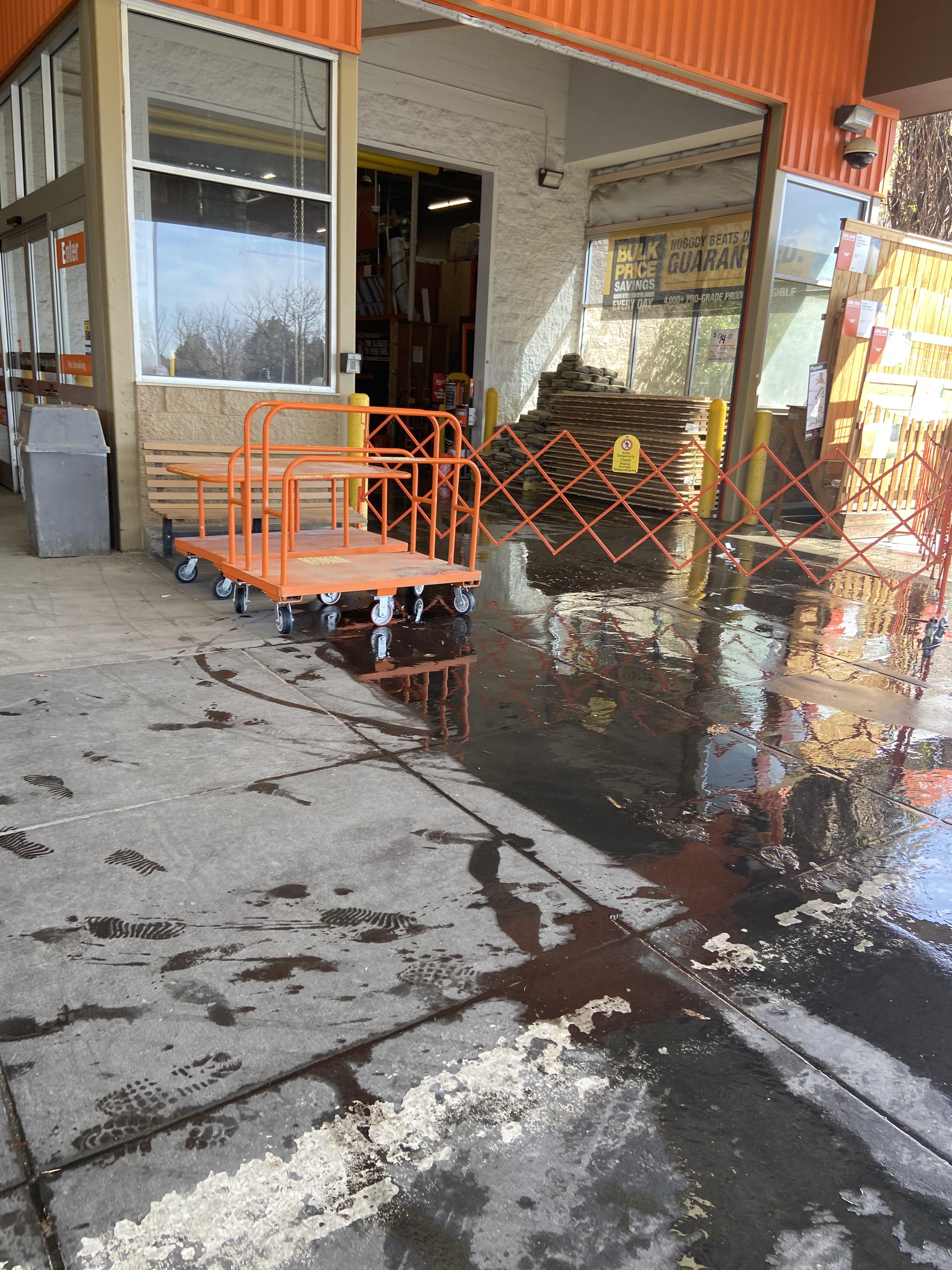 The fire alarm went off for no reason and the sprinklers went off in